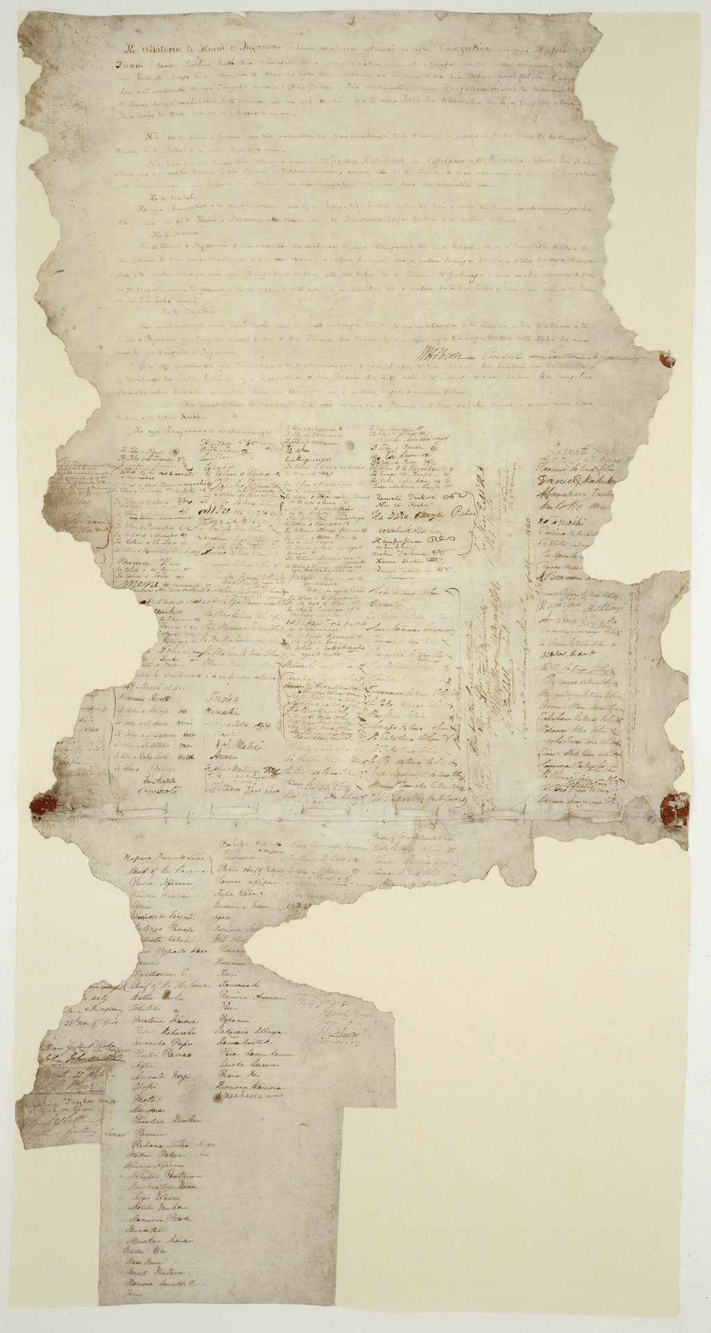 The Treaty of Waitangi. 