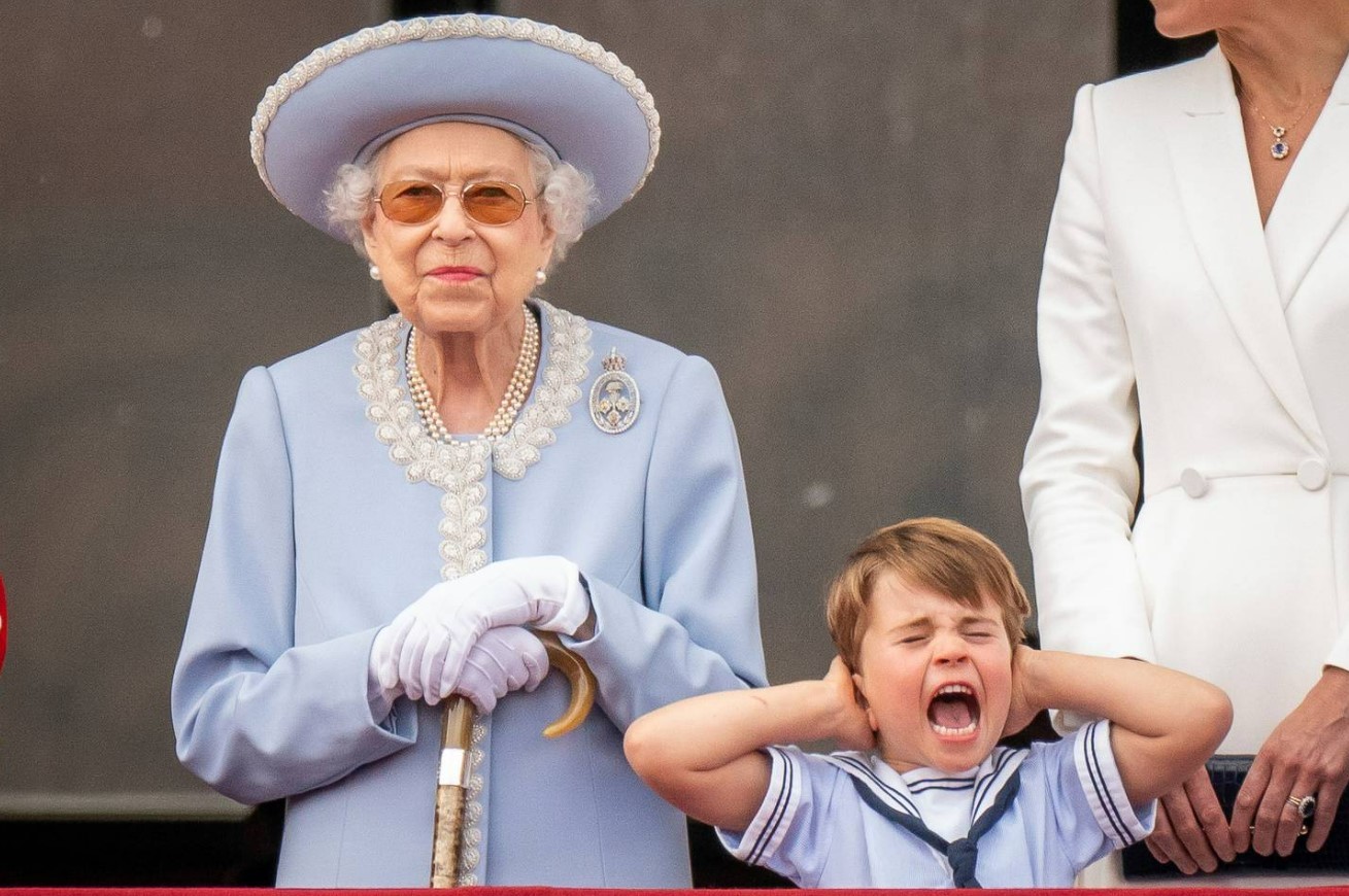 Prince Louis stole the show. Photo / Getty Images