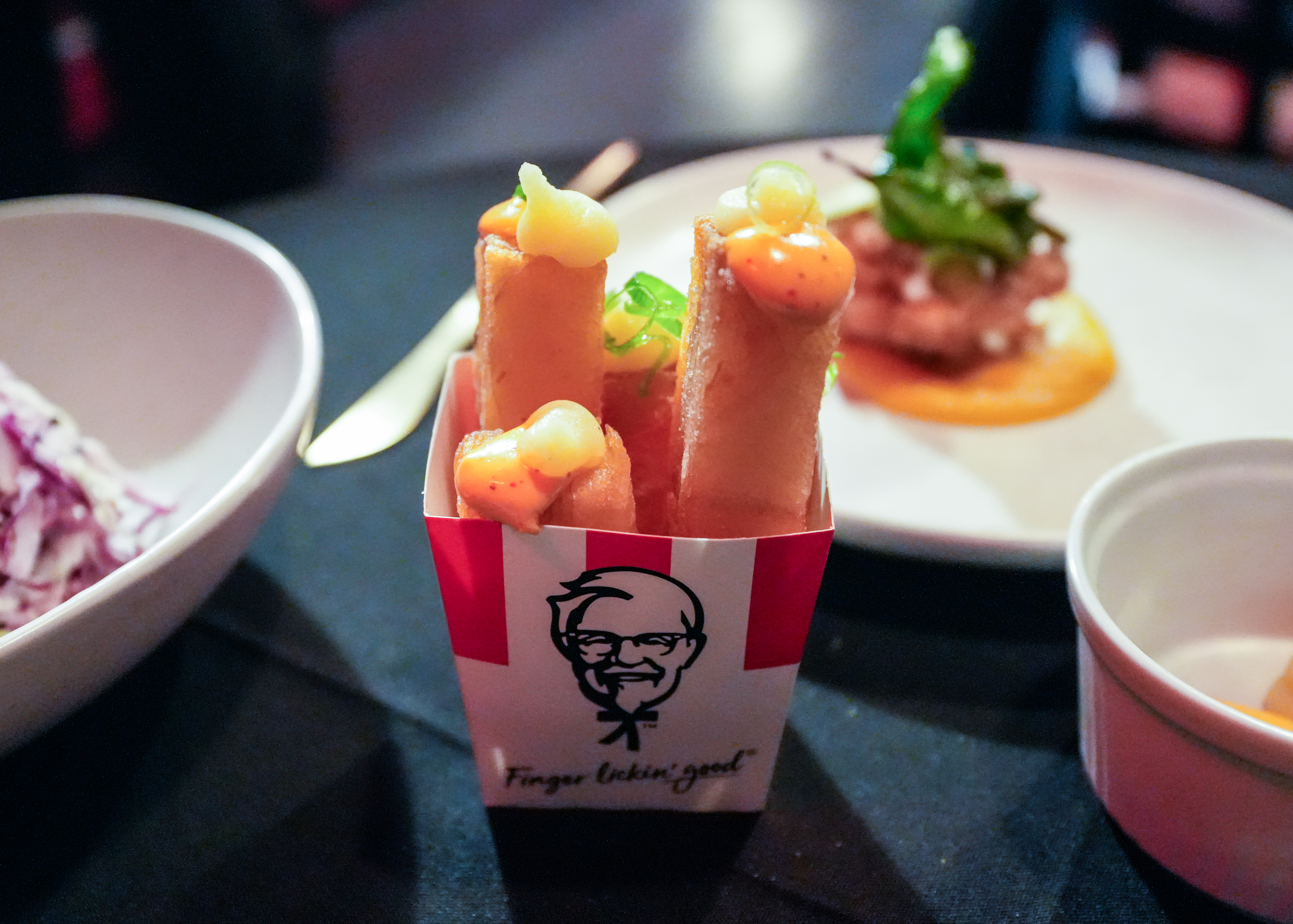 Gratin Fries with Zinger Aioli. Photo / Natasha Fleming 