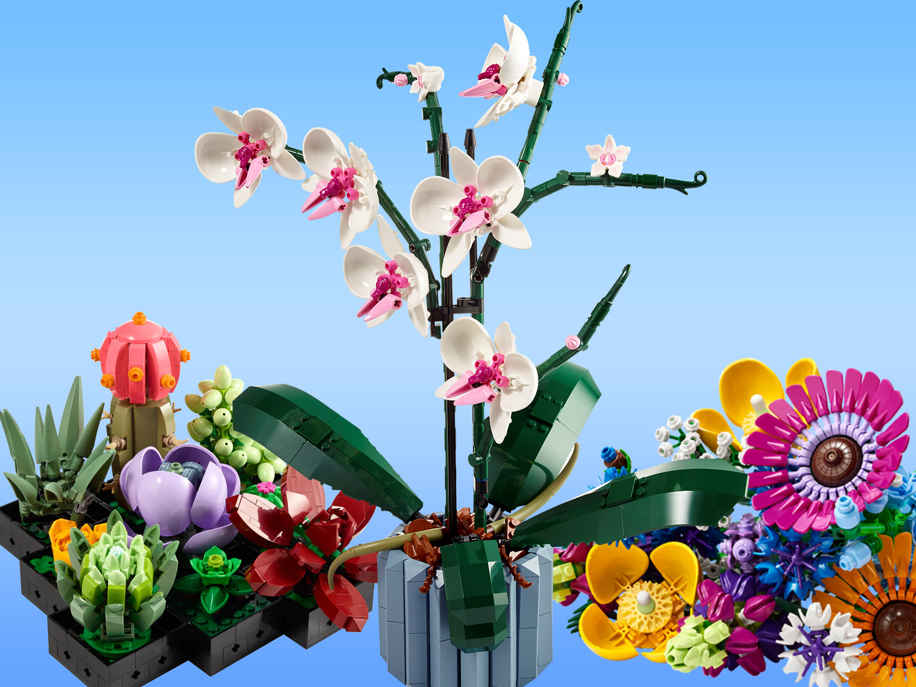Must-have LEGO house plants for people who prefer more low