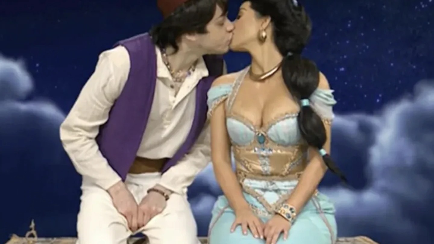 The pair have finally made their relationship official. Photo / SNL