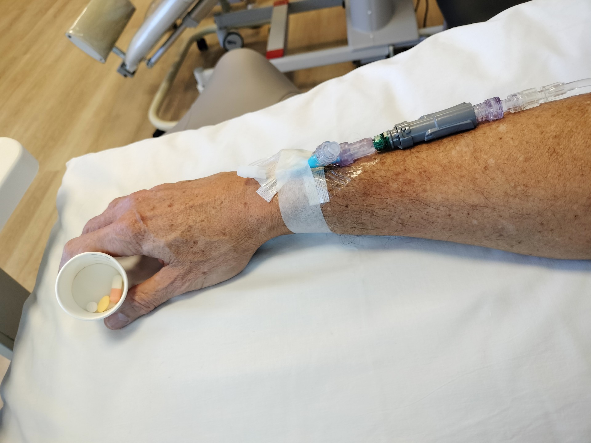 Boris Sokratov has just completed 25 consecutive days of radiation therapy and 4 cycles of chemotherapy, and has 2 rounds to complete.