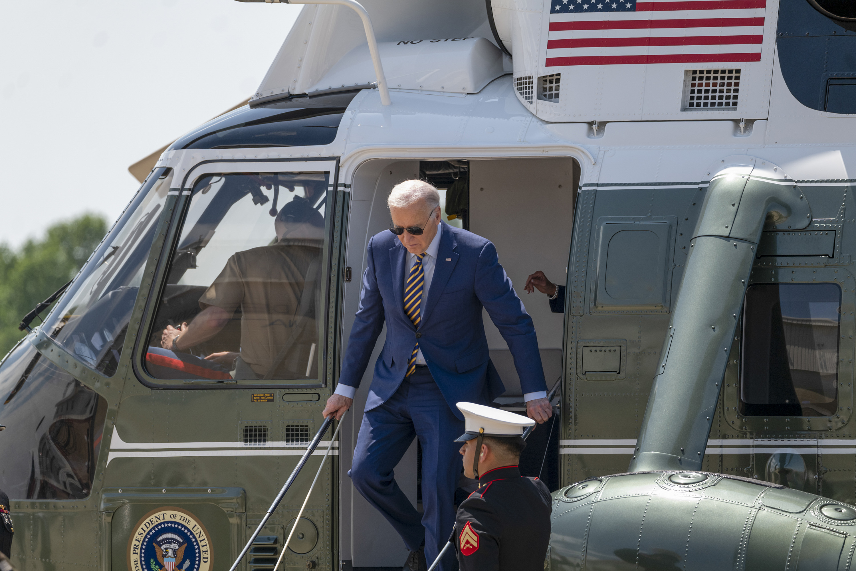 Allies of Trump have said, without evidence, that all the charges against Trump are part of a sprawling criminal conspiracy directed by President Biden. Photo / Cheriss May, The New York Times