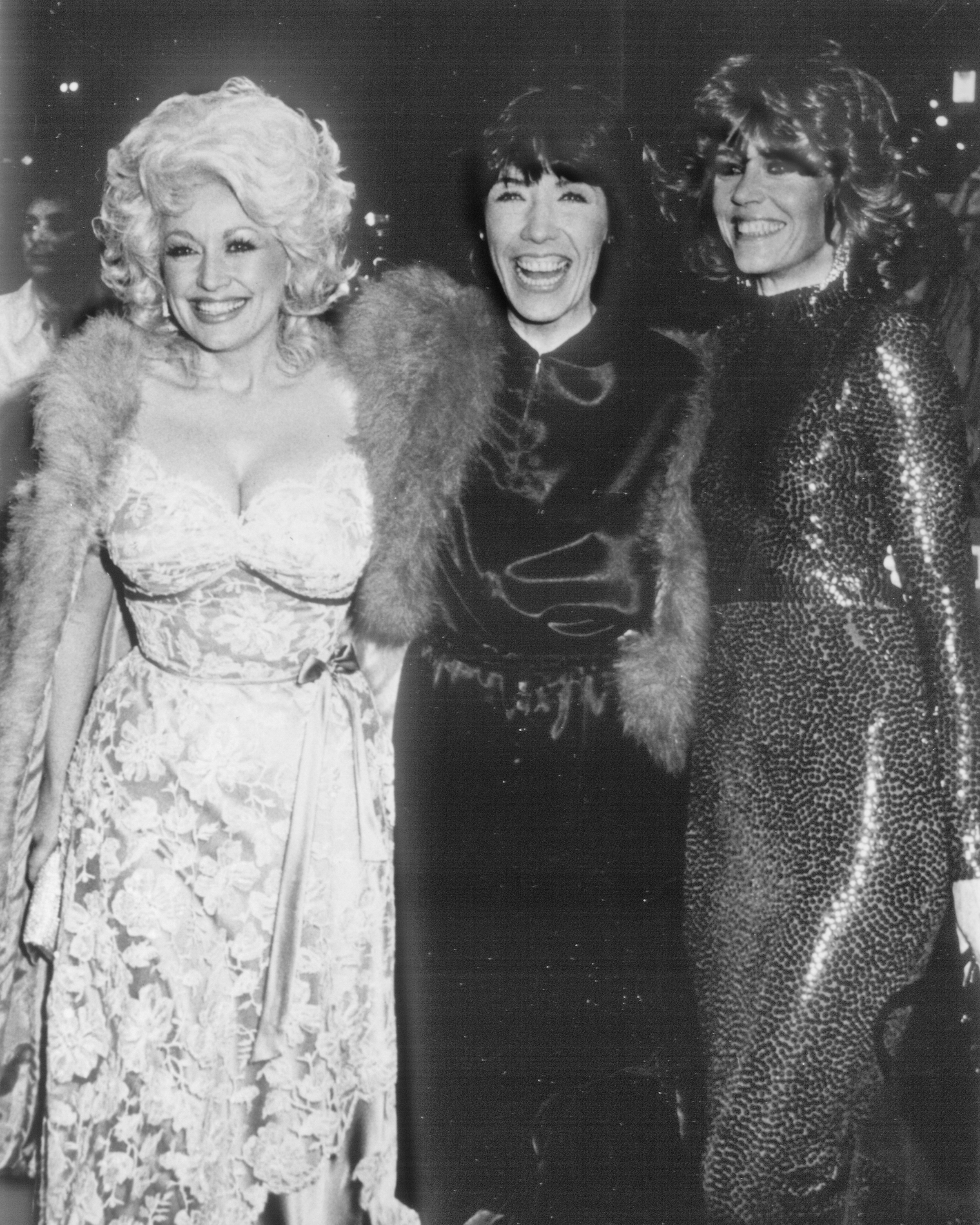Dolly Parton, Lily Tomlin and Jane Fonda at the New York premiere of the 1980 hit movie 9 to 5. Photo / Dolly Parton