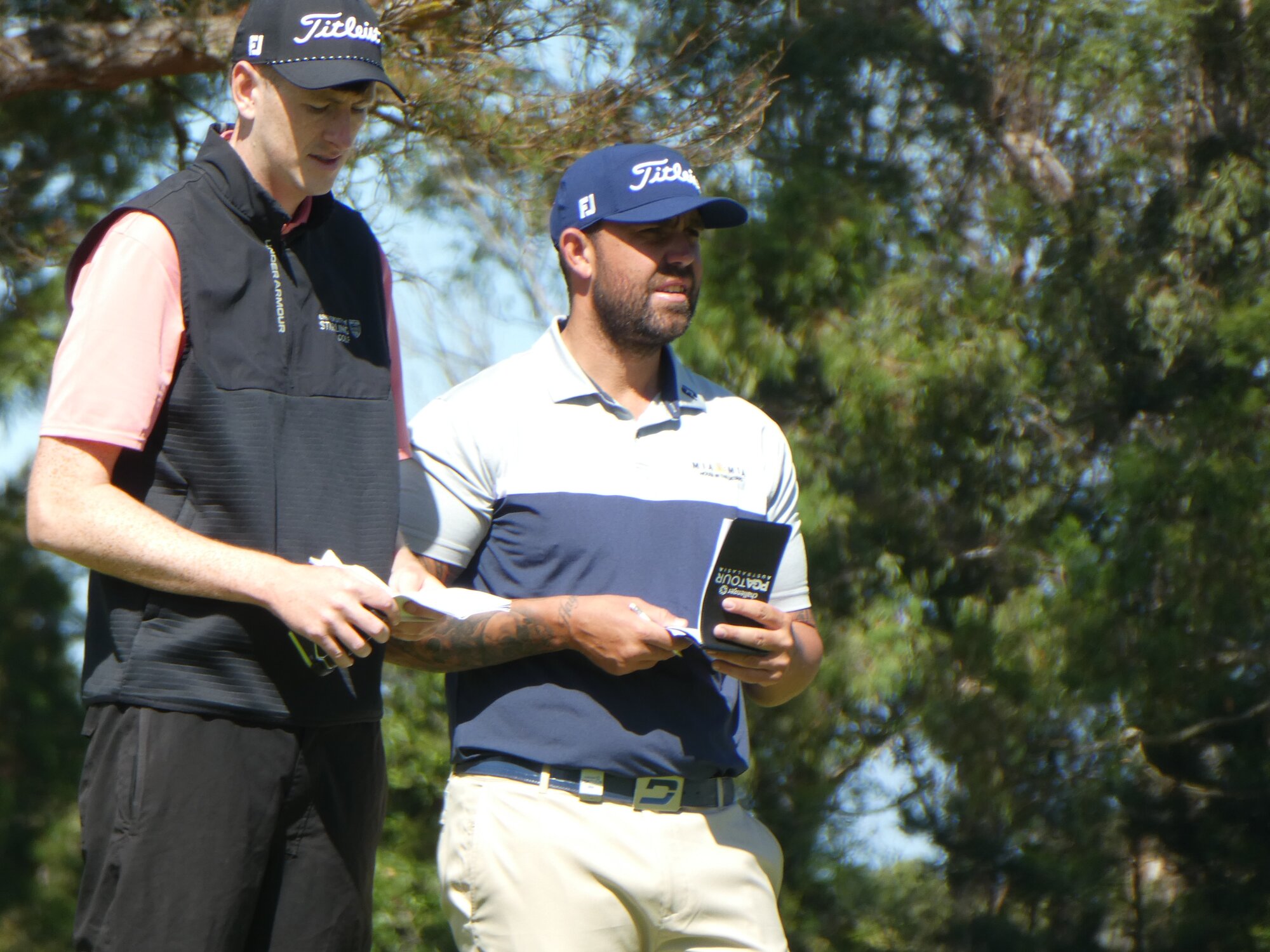  Australian golfer Ryan Peake - and former criminal - at Hastings Golf Club just days after winning the 104th New Zealand Open in Queenstown. Photo / Neil Reid
