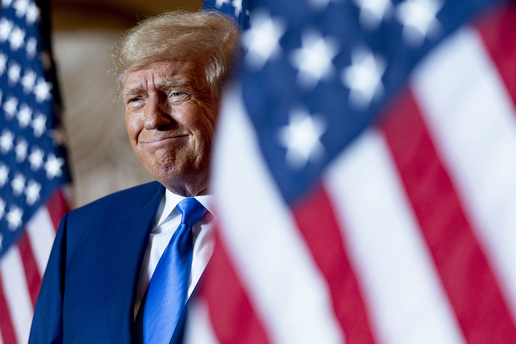 Former President Donald Trump has been accused of taking the attention off the candidates he endorsed. Photo / AP