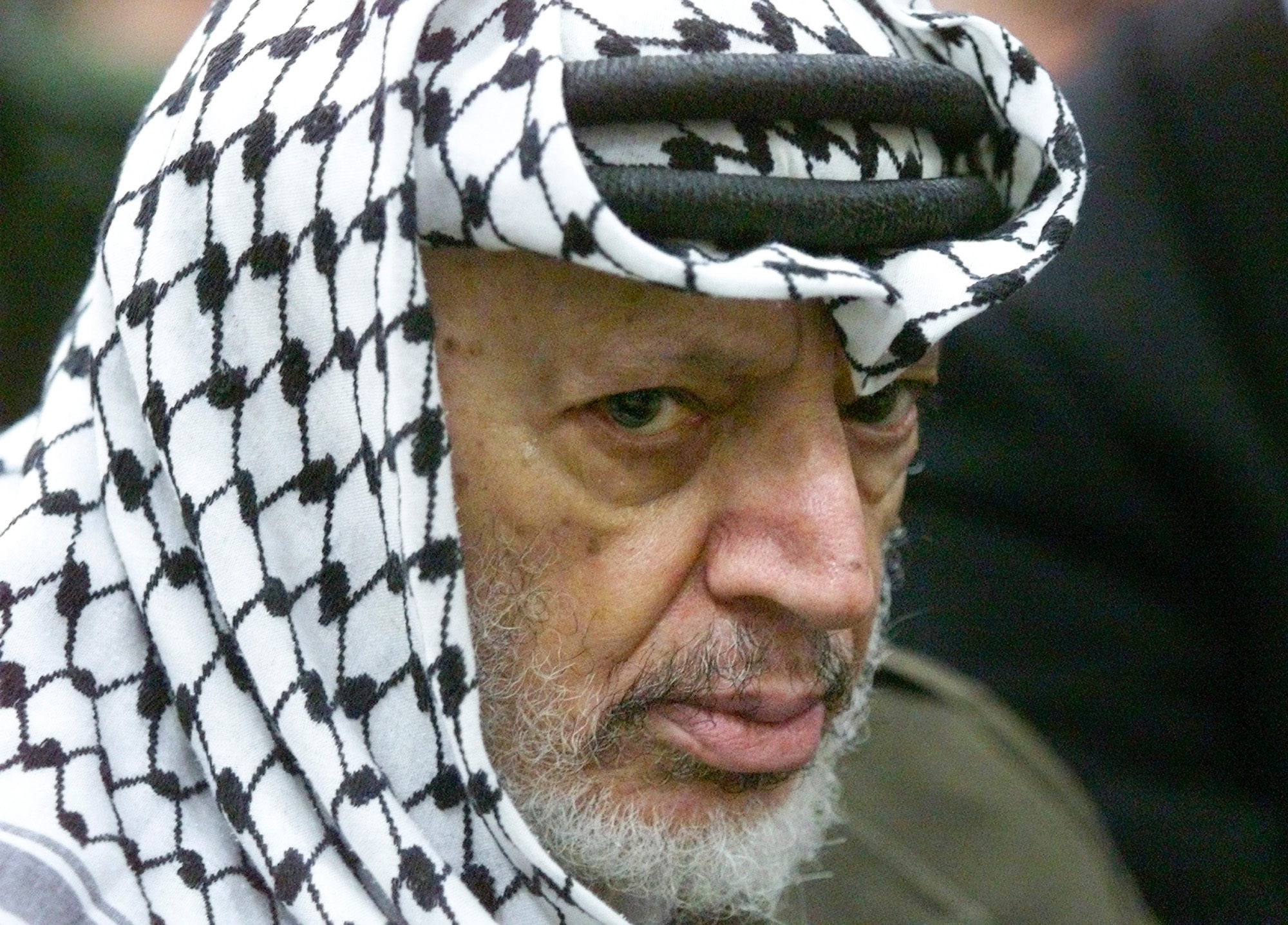 Yassar Arafat was well-guarded, raising the question of Palestinian involvement in any death plot. Photo / AP