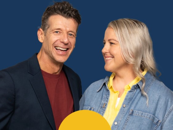 Simon Barnett and Lana Cochrane-Searle host MediaWorks' More FM breakfast show.