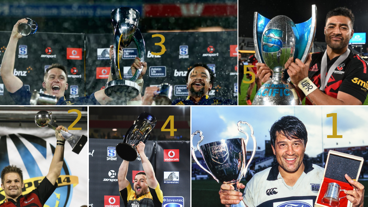 The Super Rugby trophies are adding up. Photos / Photosport and Getty Images
