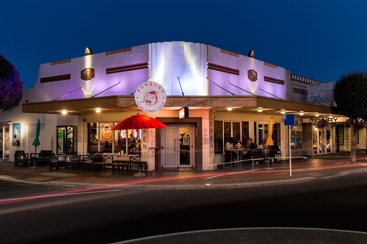 Funbuns by night. Photo / Supplied