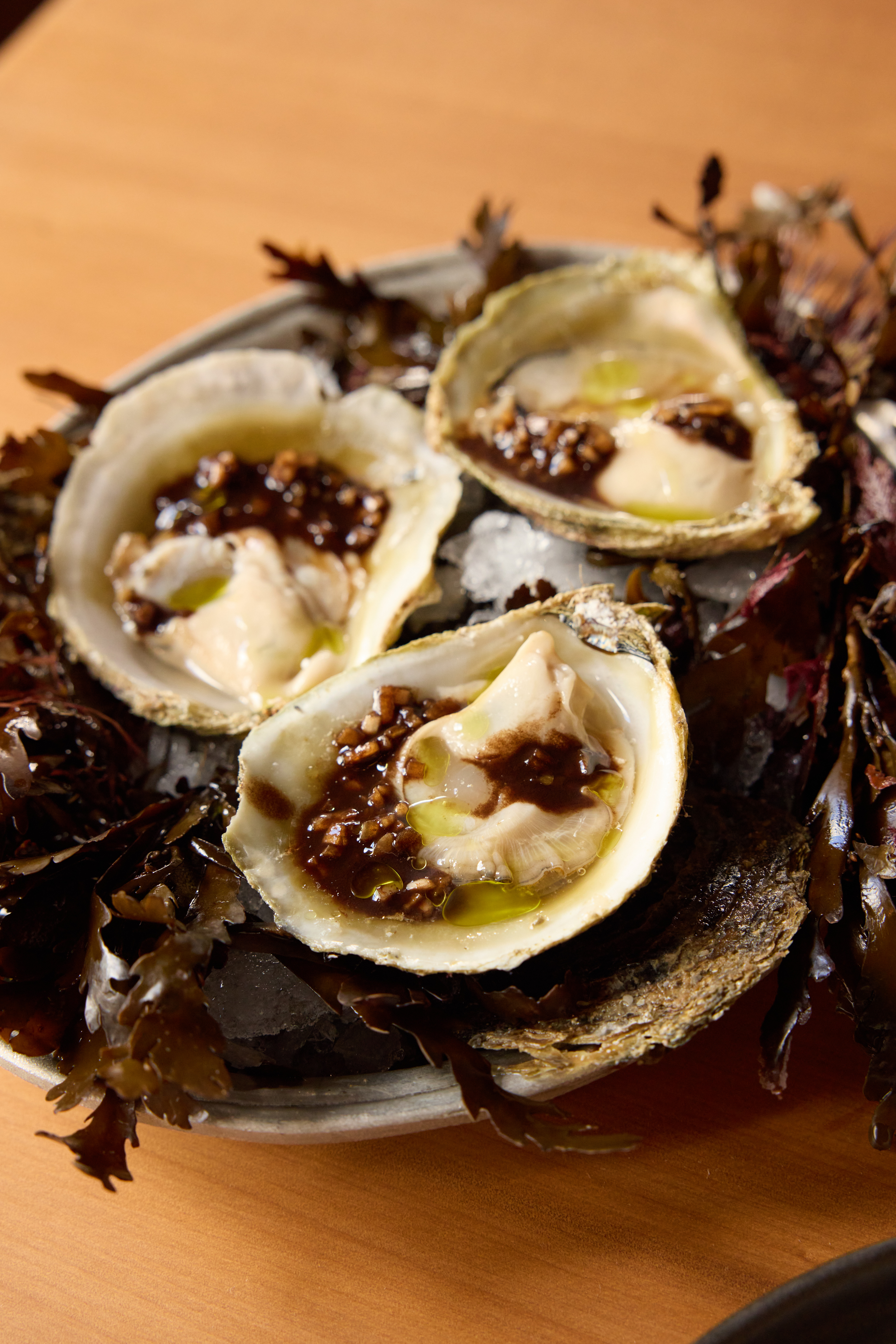 An oyster dish from Kingi Private. Photo / Supplied