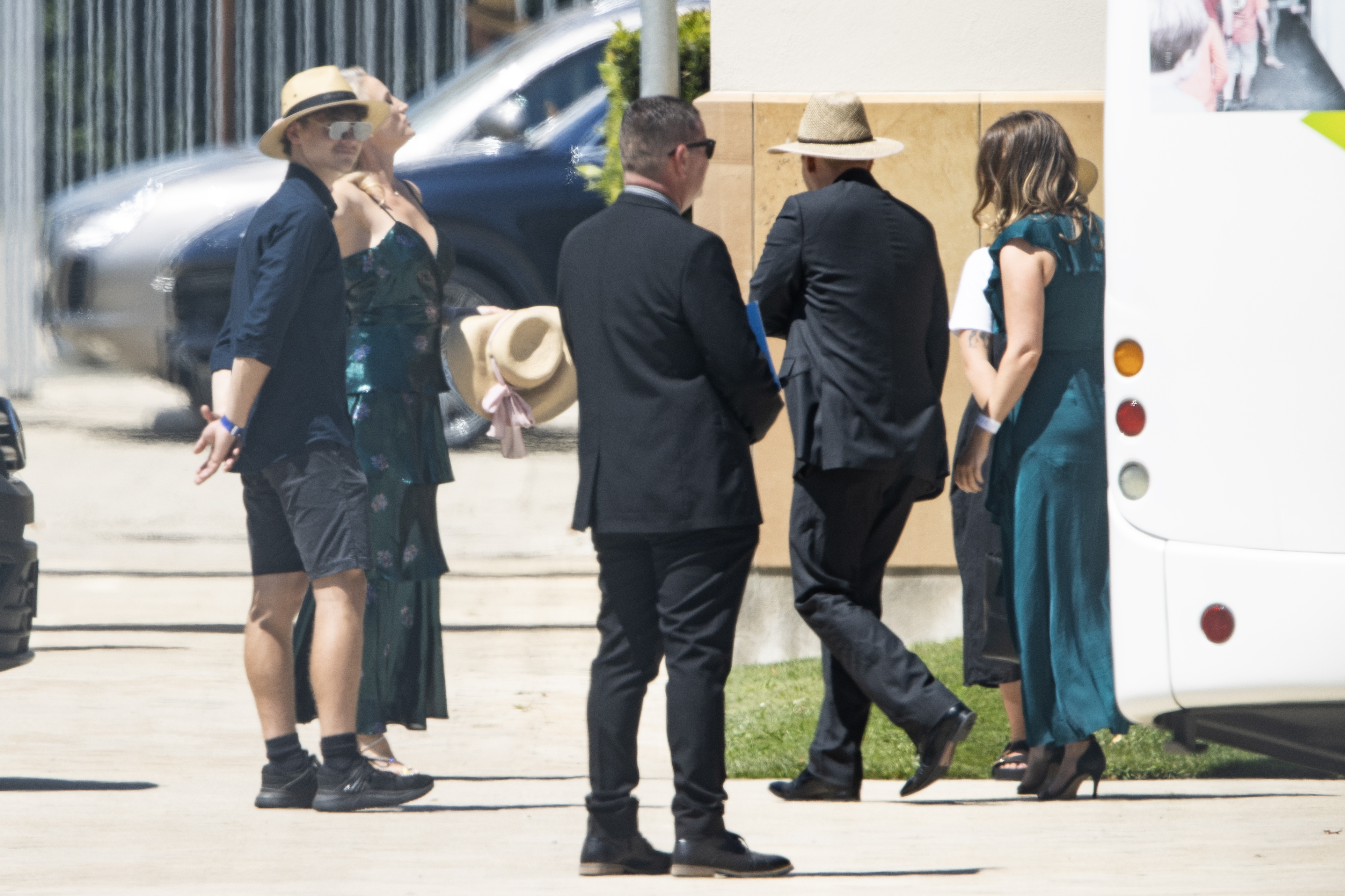 Opposition leader Chris Hipkins and partner Toni Grace arriving at the venue. Photo / George Heard