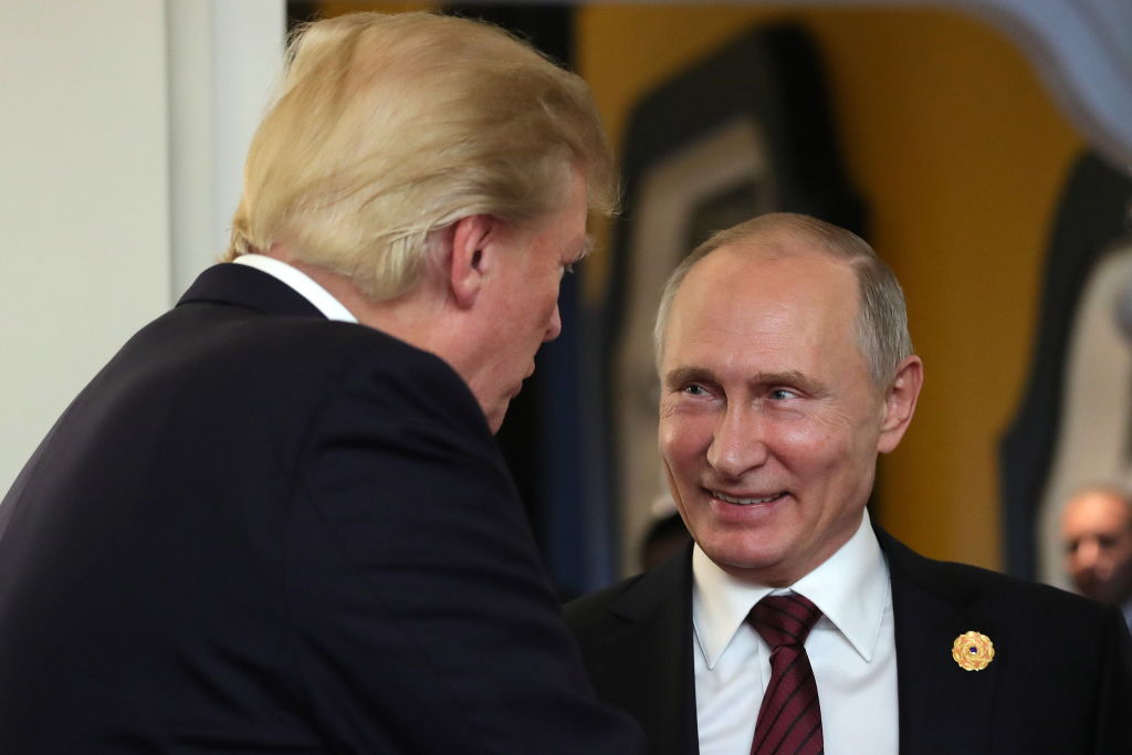 Trump reportedly made the offer during a phone call in which he controversially congratulated Putin on his dubious election win. Photo / Getty