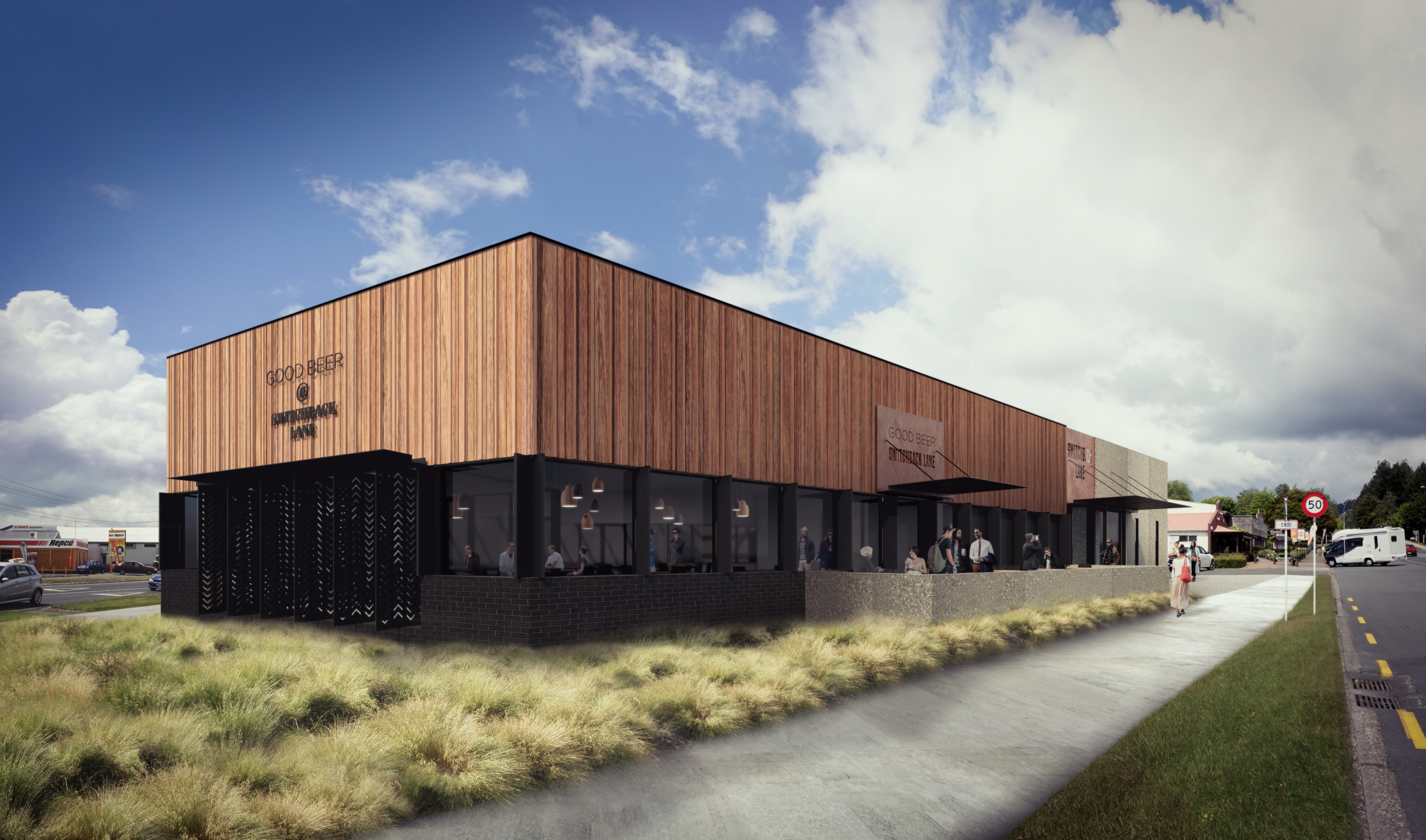 The new Good George pub on the corner of Tarawera and Te Ngae Rds will look like this. Artist's impression/supplied