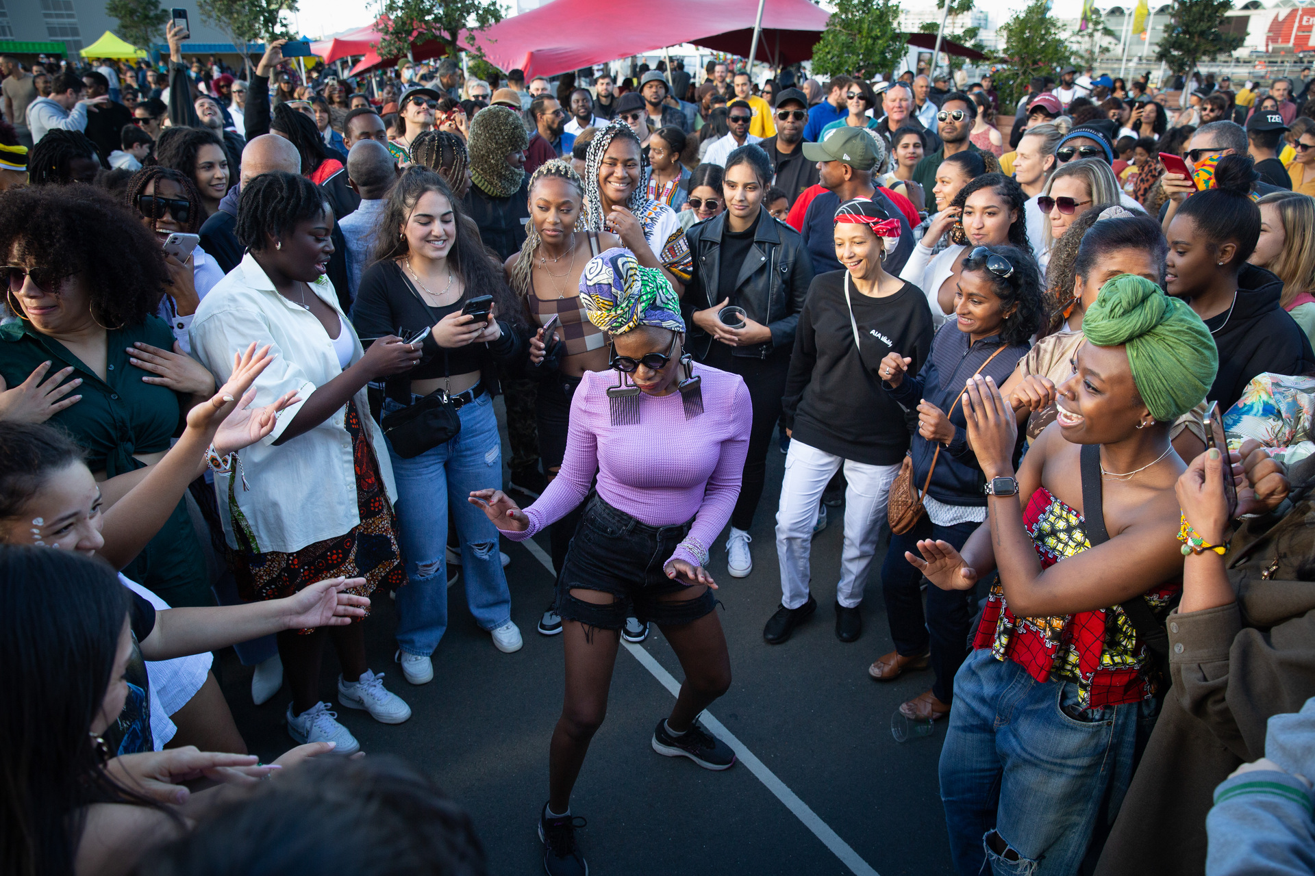 Downtown Auckland can be vibrant - as seen during Africa Day celebrations at Wynyard Quarter in May. Photo / Sylvie Whinray
