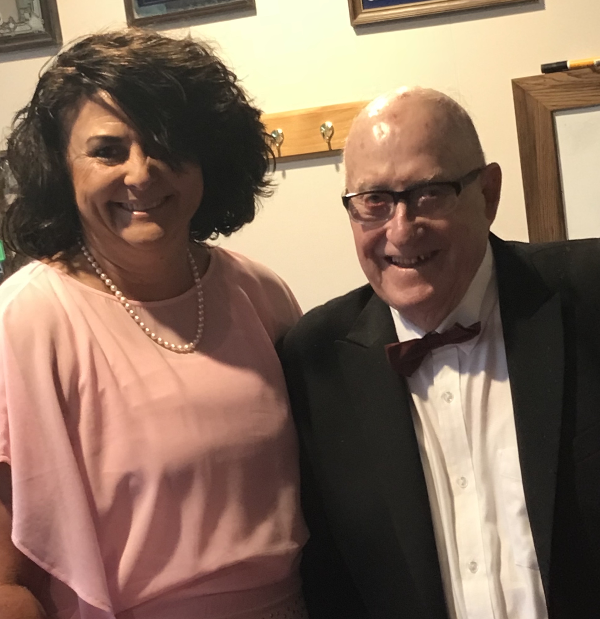 Associate Minister of Health and NZ First MP Casey Costello with her late father John Costello, who died in 2018. Photo / Supplied