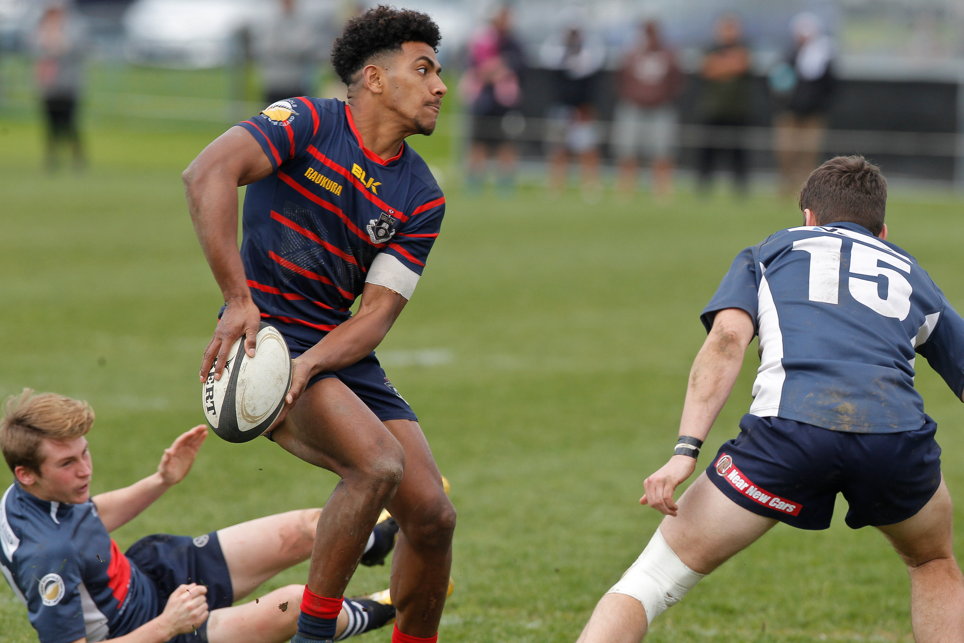 2018: Rotorua Boys' High School 1st XV's Selestino Ravutaumada. Photo / Ben Fraser