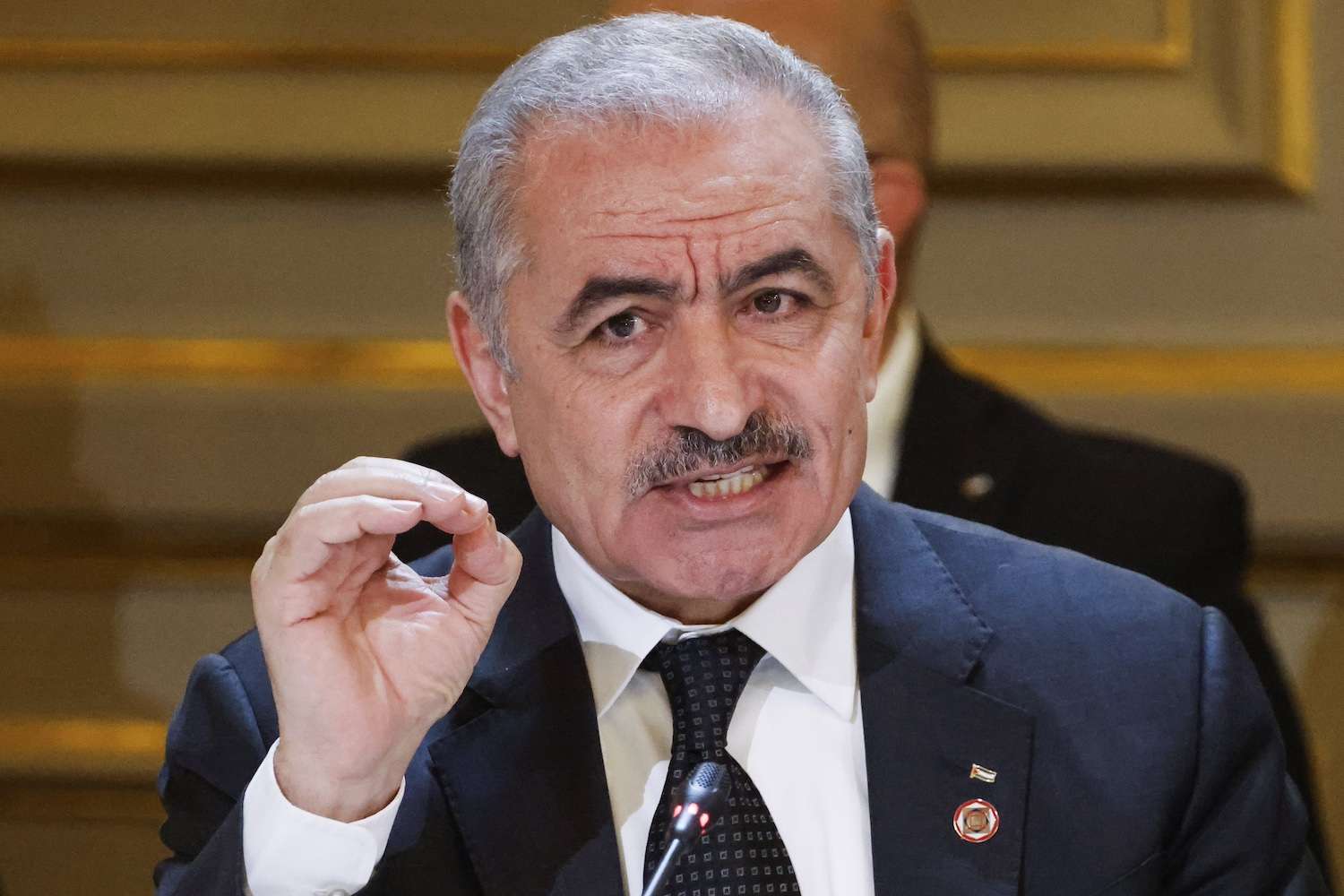 Palestinian Prime Minister Mohammad Shtayyeh says his government is resigning. Photo / AP