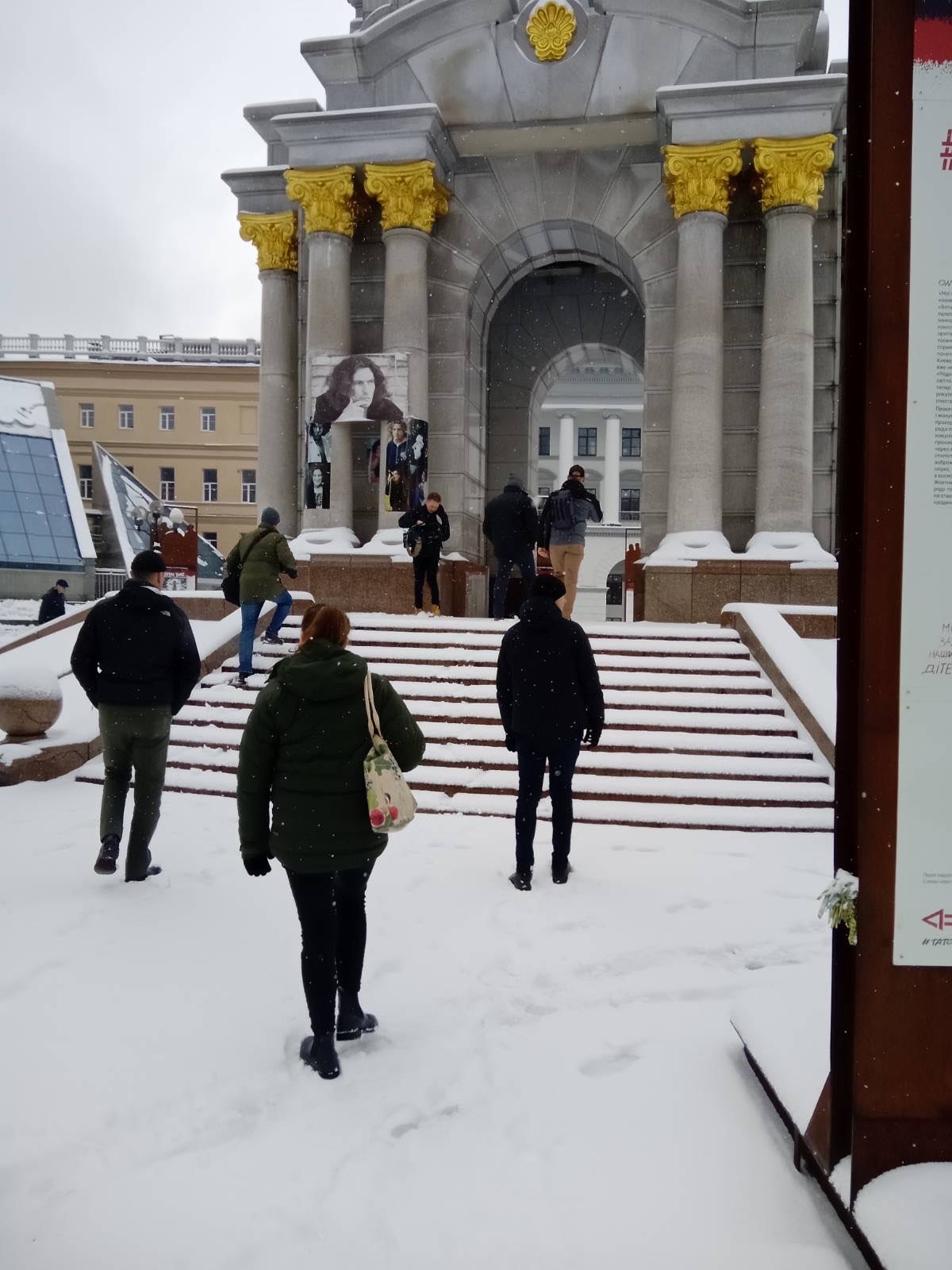 An image from Henare's visit to Ukraine. Photo / Supplied