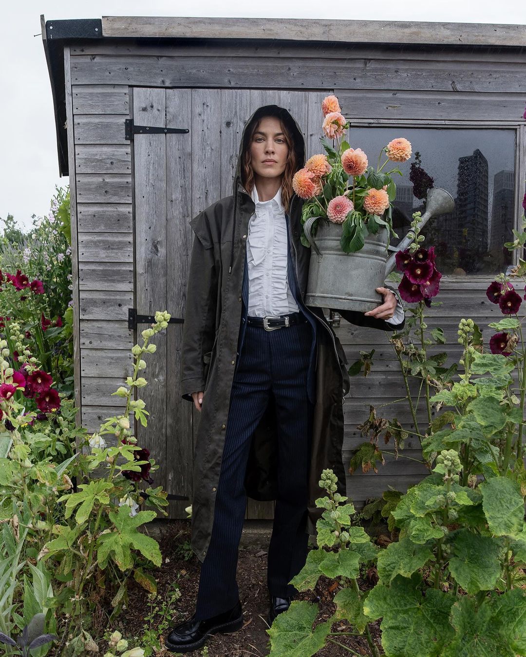 Alexa has long been synonymous with Barbour. Photo / Tim Walker for @barbour