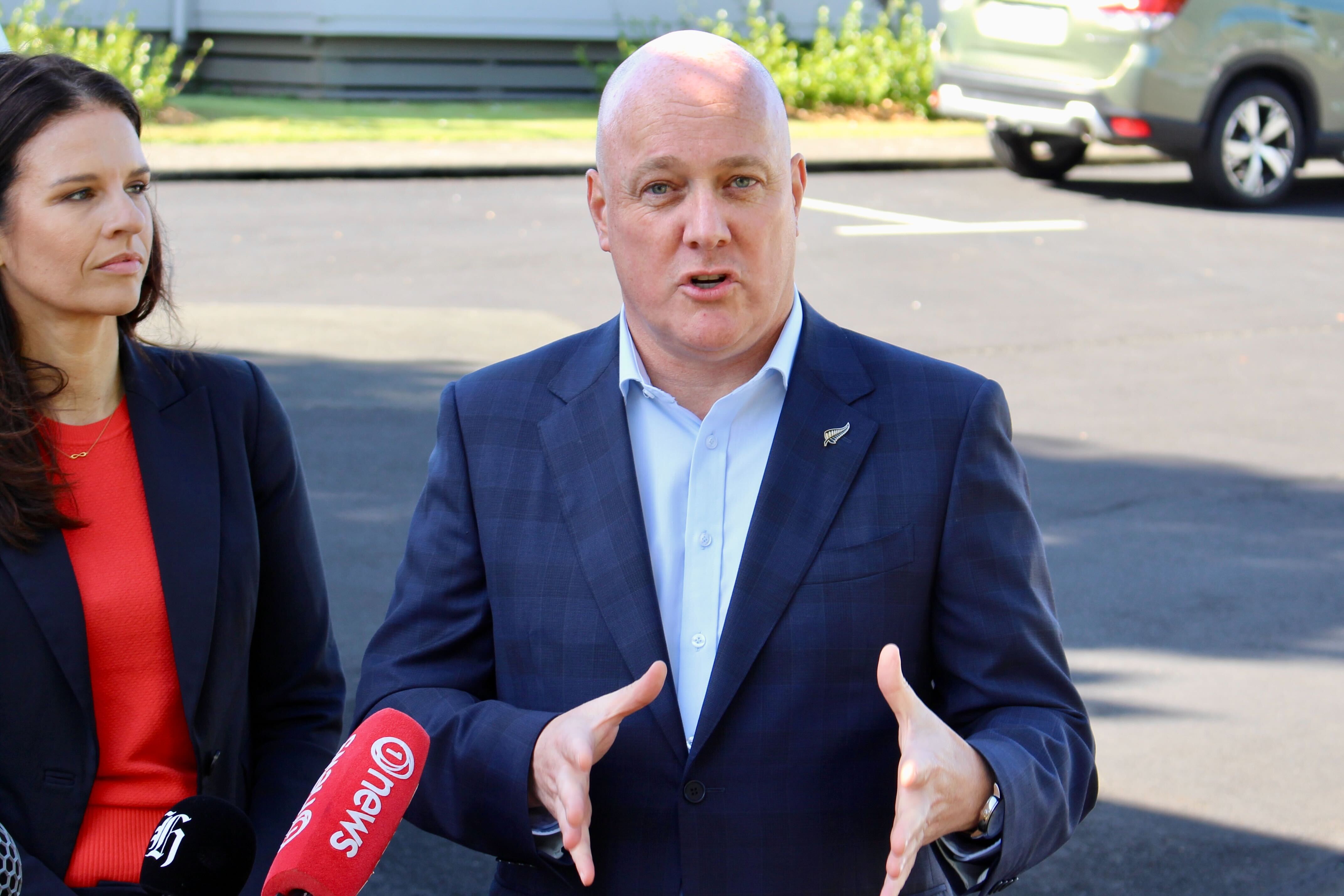 Leader Christopher Luxon described the current state of education as