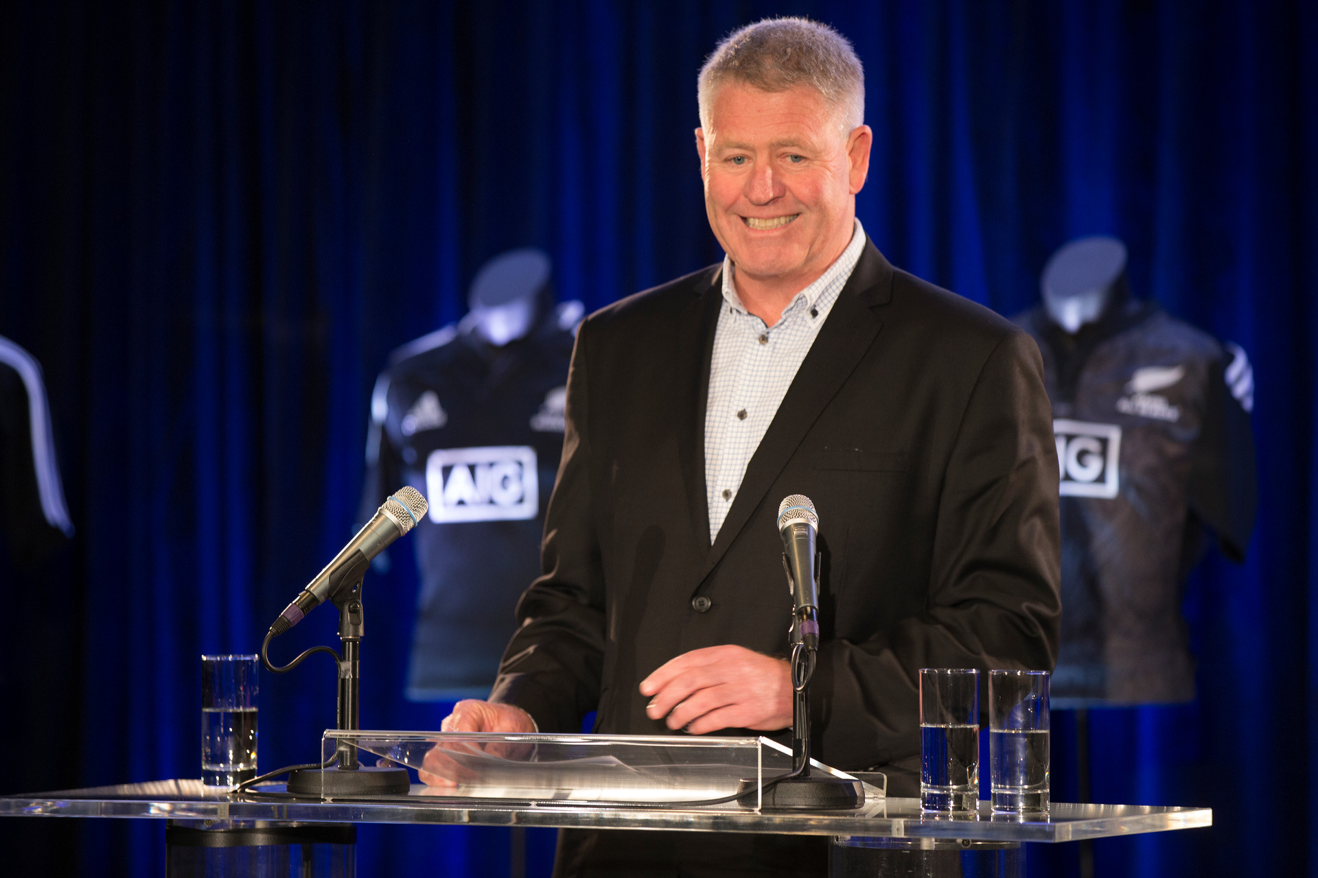 Steve Tew released the All Blacks Experience at the Heritage Hotel in 2015. Photo / Nick Reed