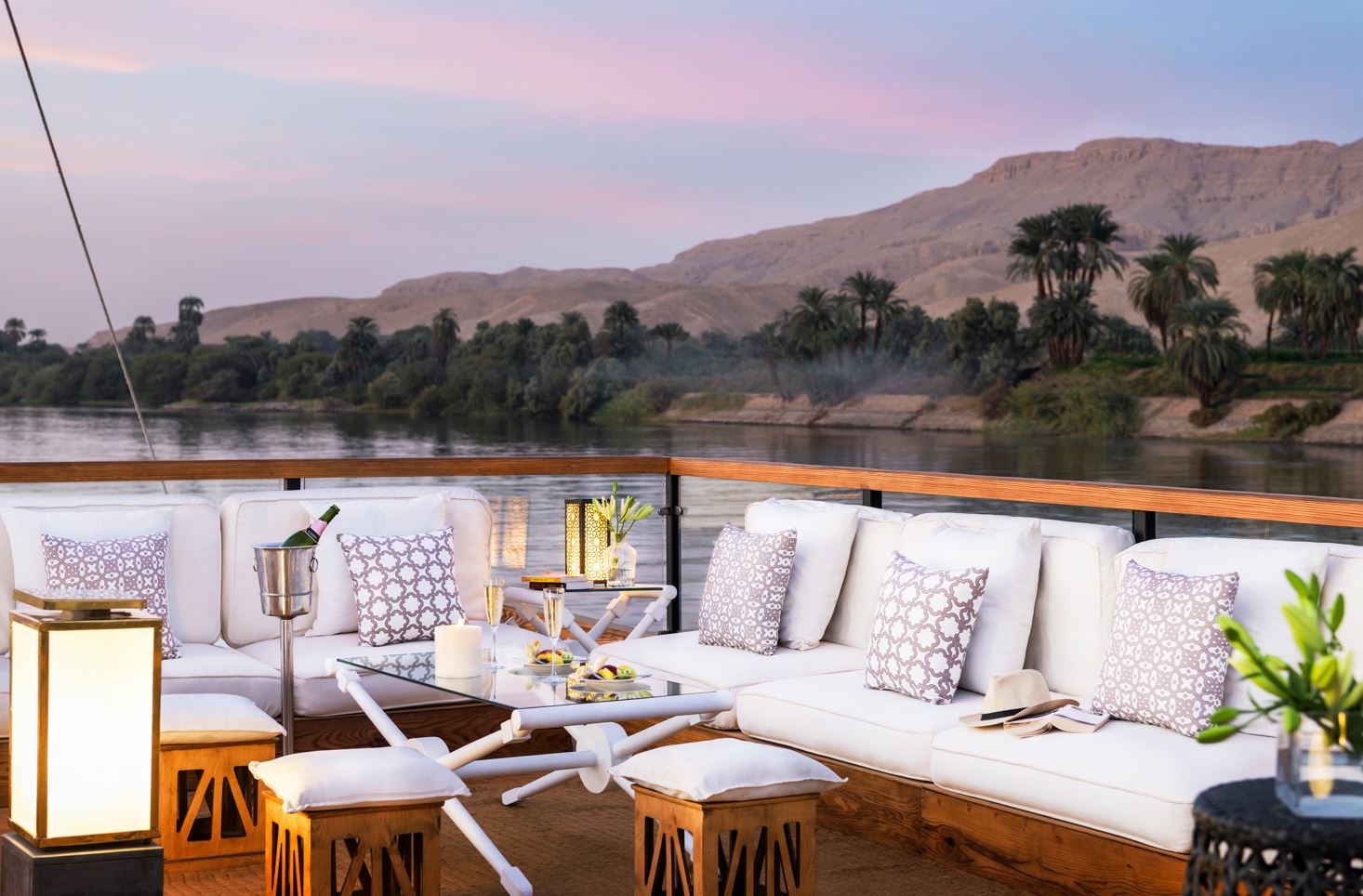 High-end luxury meets old-world glamour aboard Sanctuary Zein Nile Chateau. Photo / Ultimate Travel Company