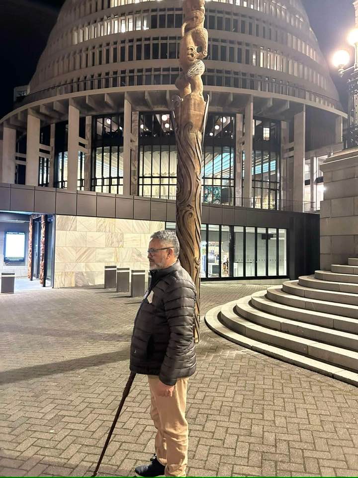 Bernie O'Donnell at Parliament.