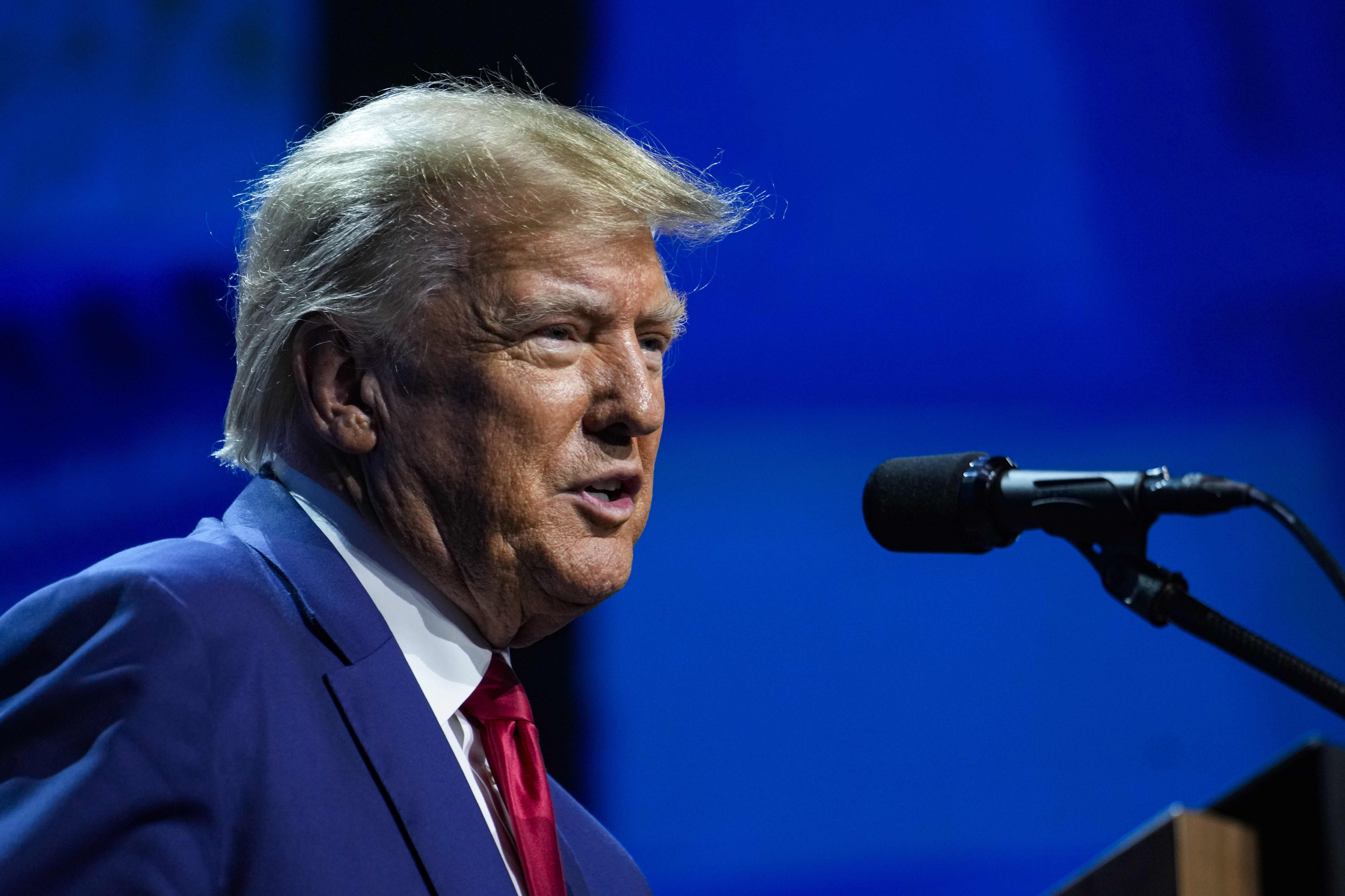 Former President Donald Trump has continued to write social media posts, denying E. Jean Carroll's claims. Photo / AP