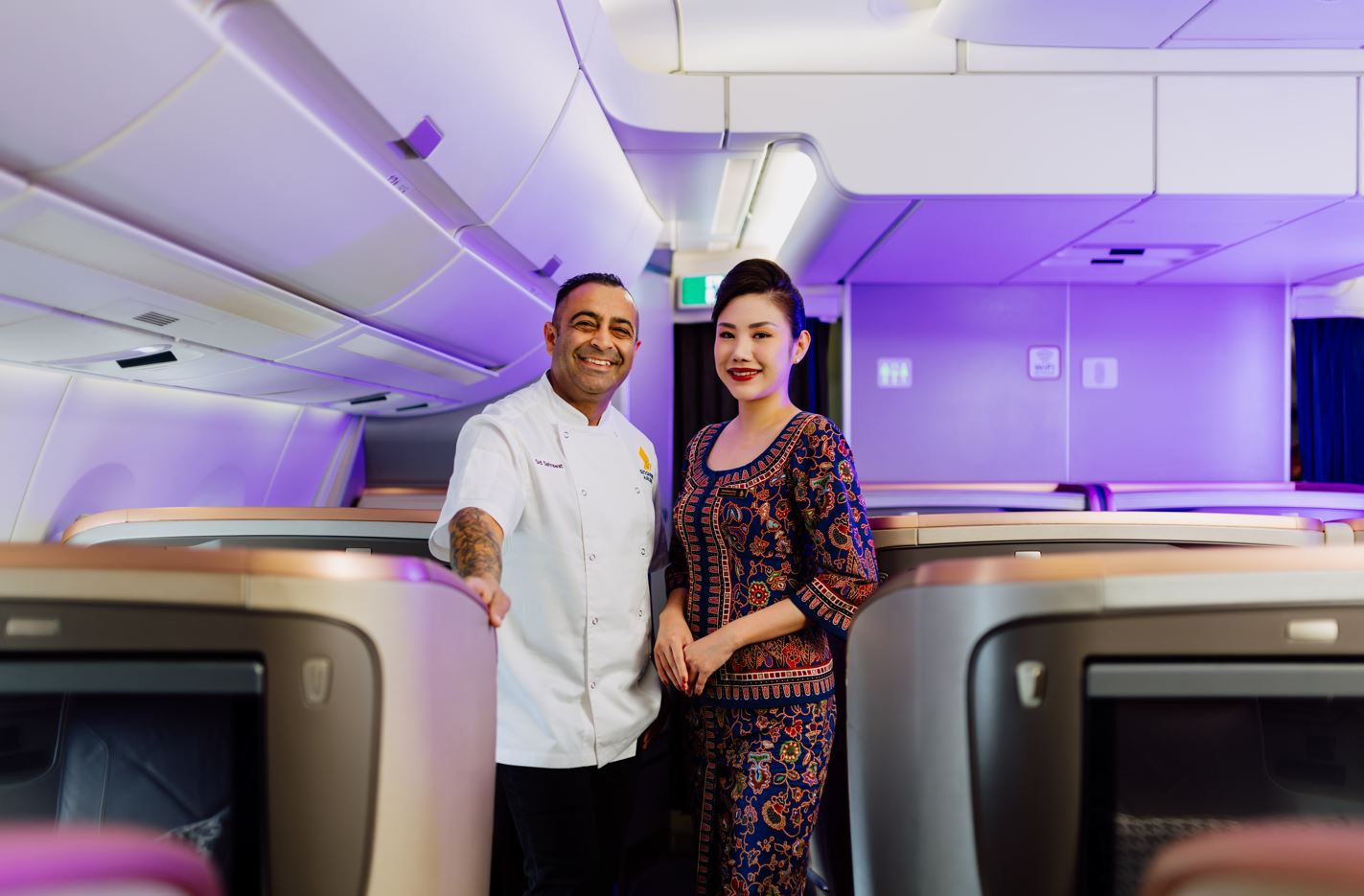 Chef Sid Sahrawat showcases his world-class culinary talents for Singapore Airlines.