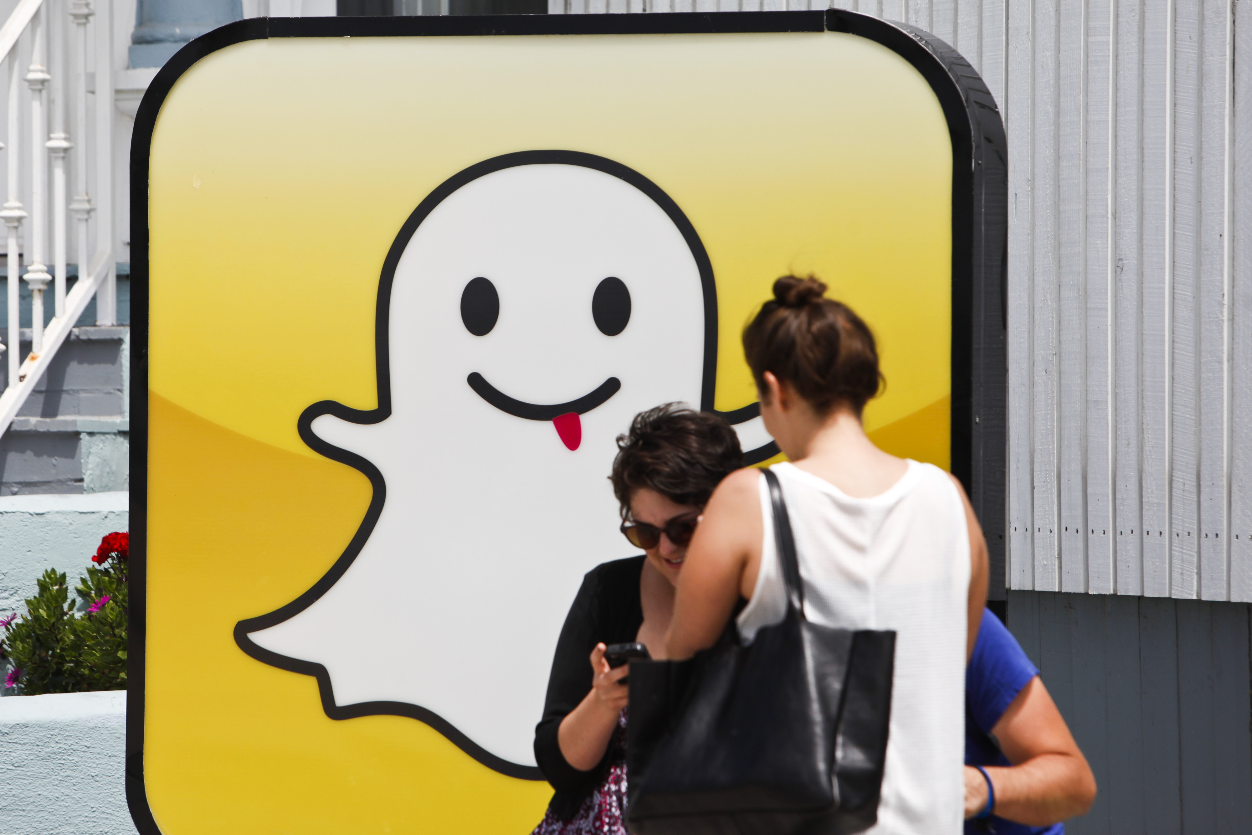The world's biggest social networks are locked in a serious battle over silly filters. Photo / Bloomberg