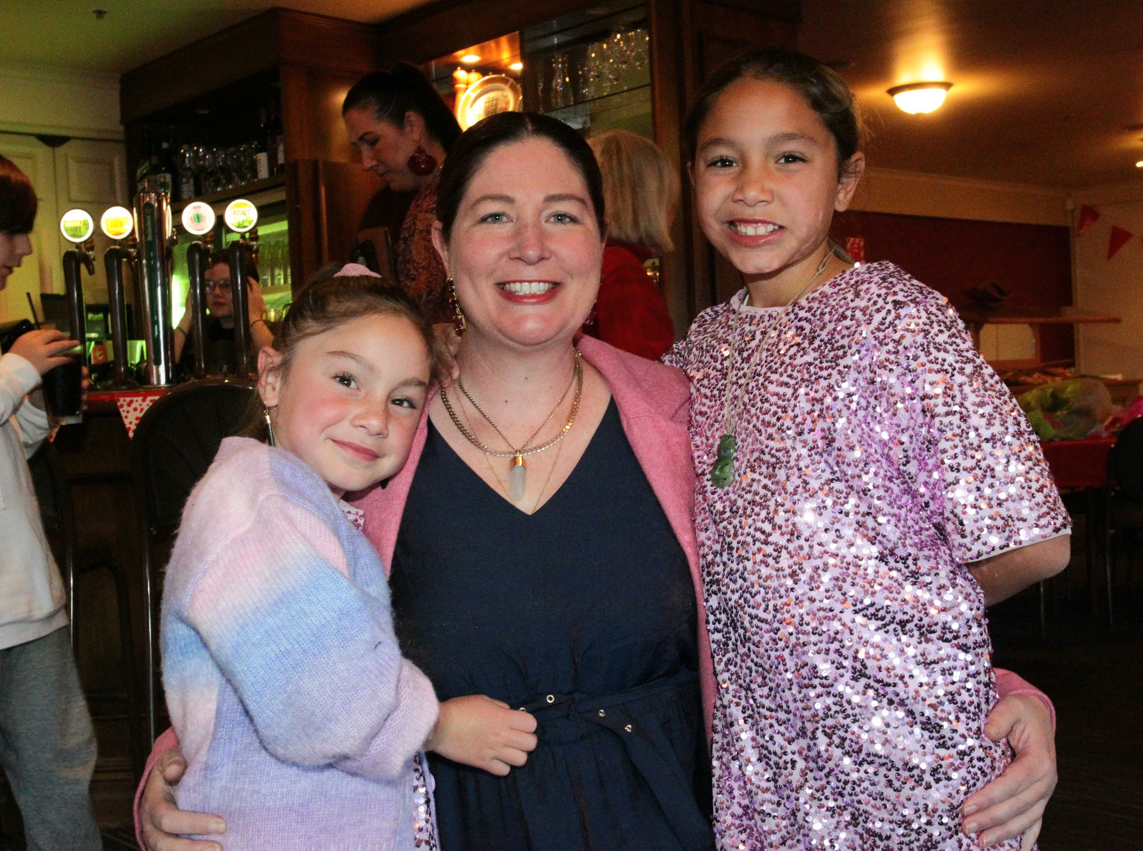 Labour's Willow-Jean Prime with her daughters Heeni and Hihana in Whangārei. Photo / Tania Whyte