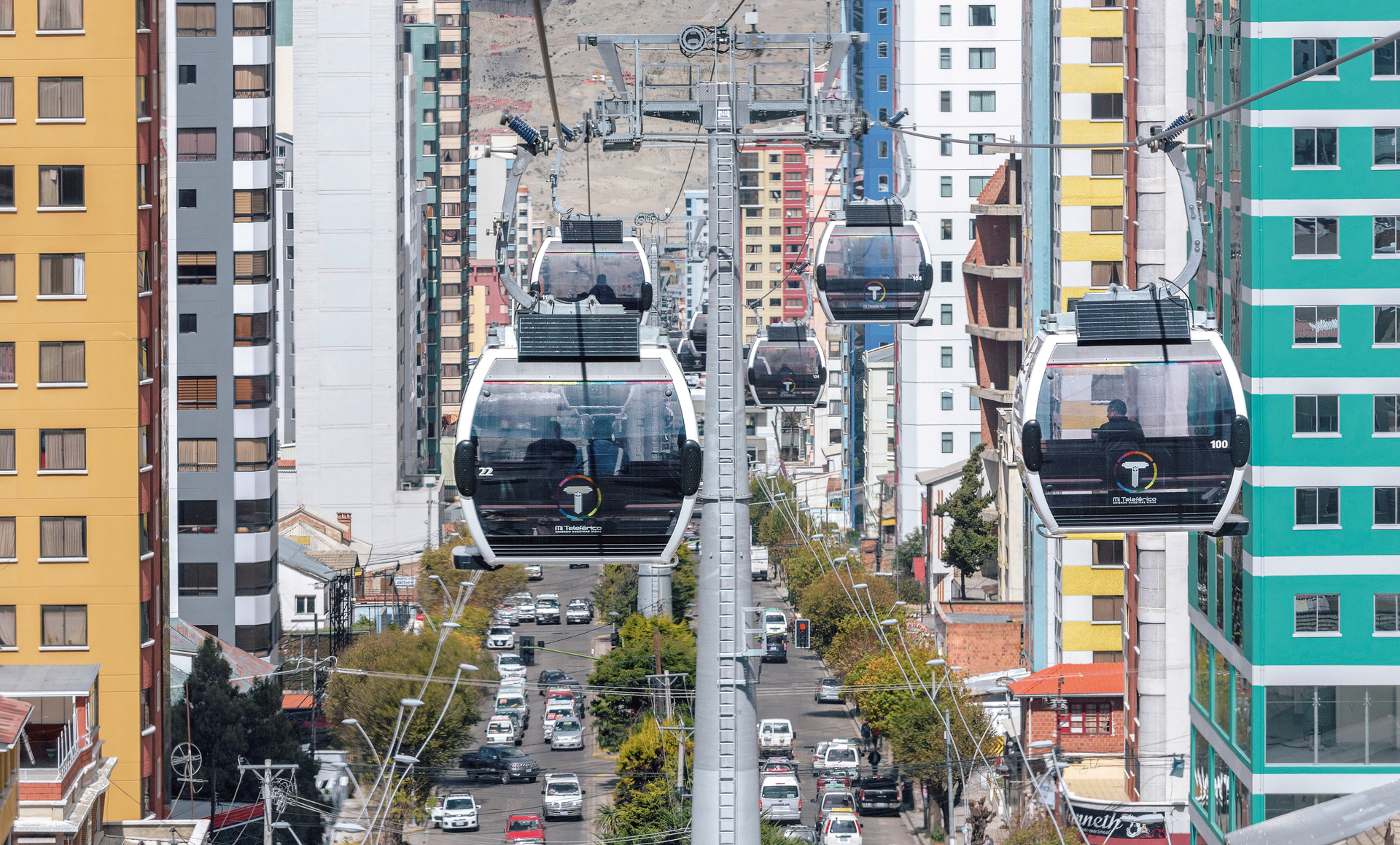 A Doppelmayr gondola La Paz, Bolivia. Picture / Supplied