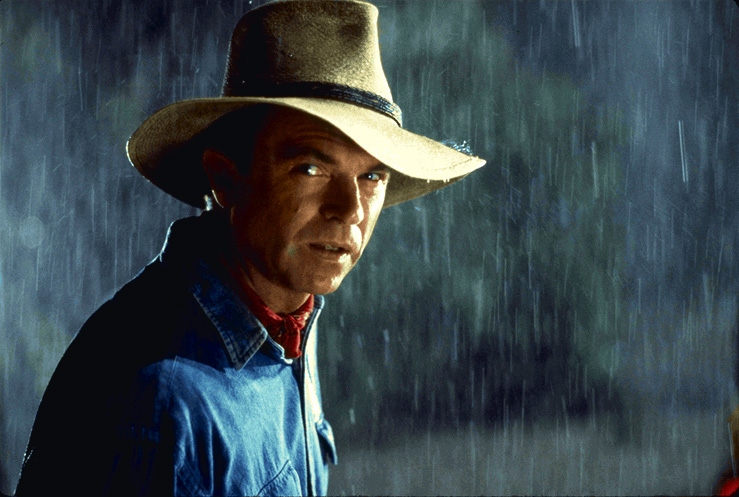 Sam Neill became a global superstar after appearing as the lead character Dr Alan Grant in the 1993 blockbuster Jurassic Park.