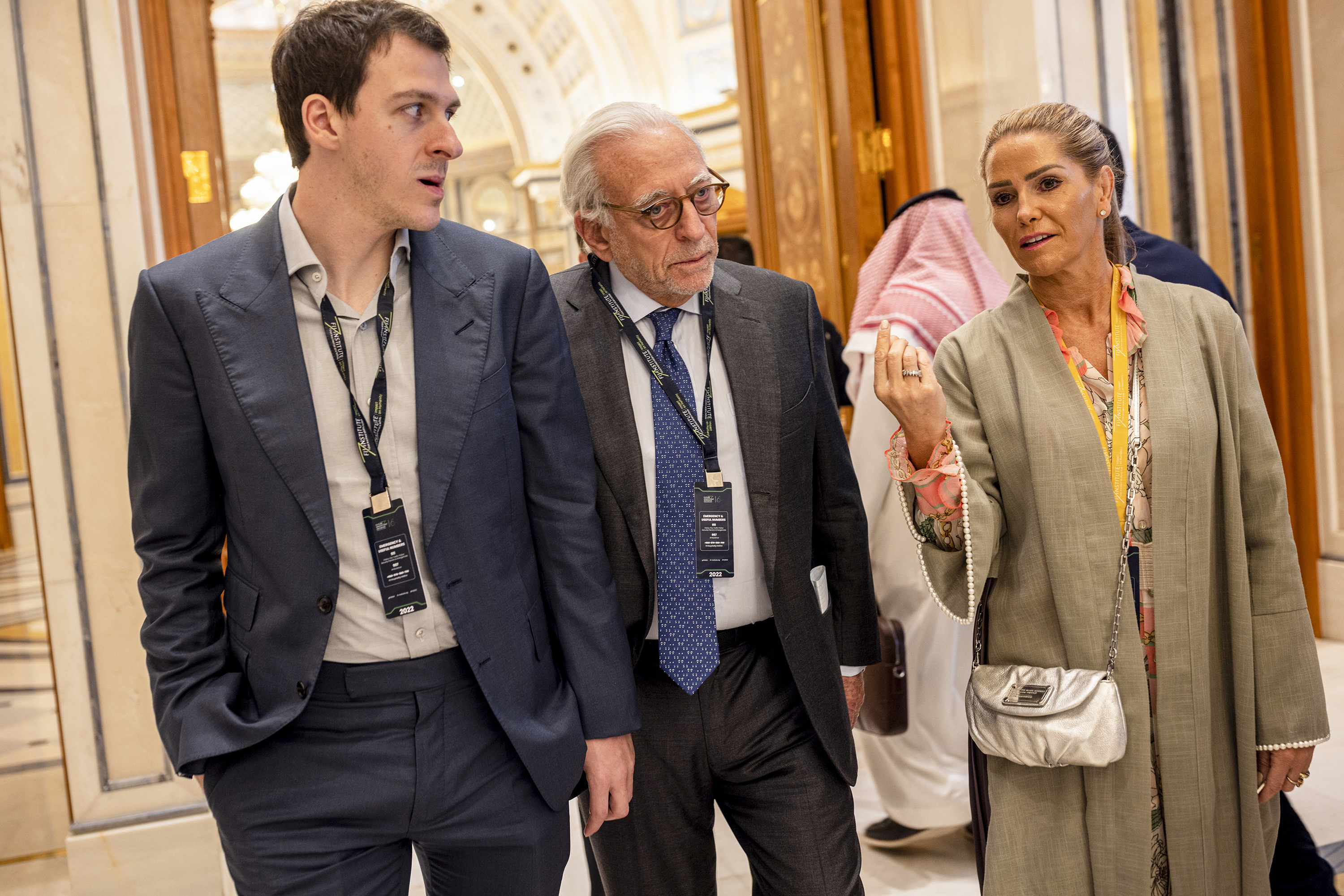 Nelson Peltz, centre, the activist investor, is said to have played a role in encouraging Musk to draw closer to Trump. Photo / Tamir Kalifa, The New York Times
