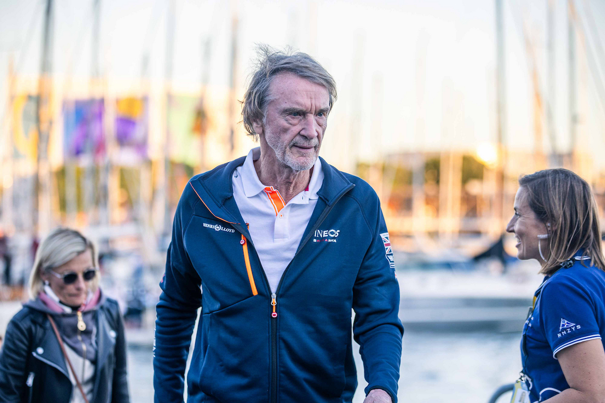Sir Jim Ratcliffe's Ineos has had sponsorship deals with the All Blacks and in the America’s Cup. Photo / Photosport