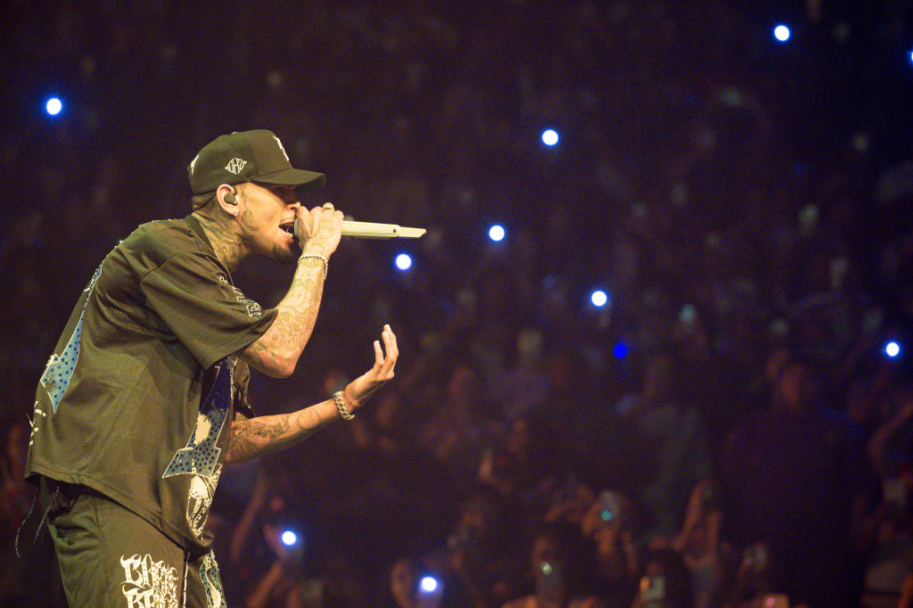 Live Nation, the promoter of Brown’s 11:11 tour, is also being sued over the alleged attack. Photo / Getty Images