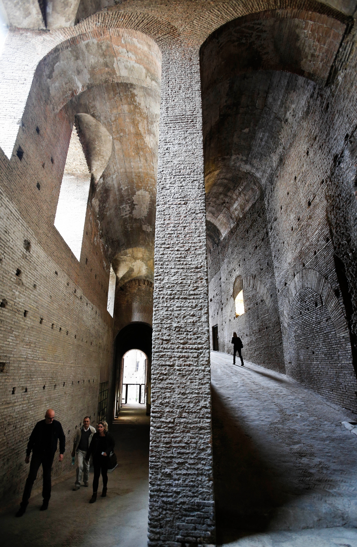 The passageway leads to the top of Rome's Palatine Hill.