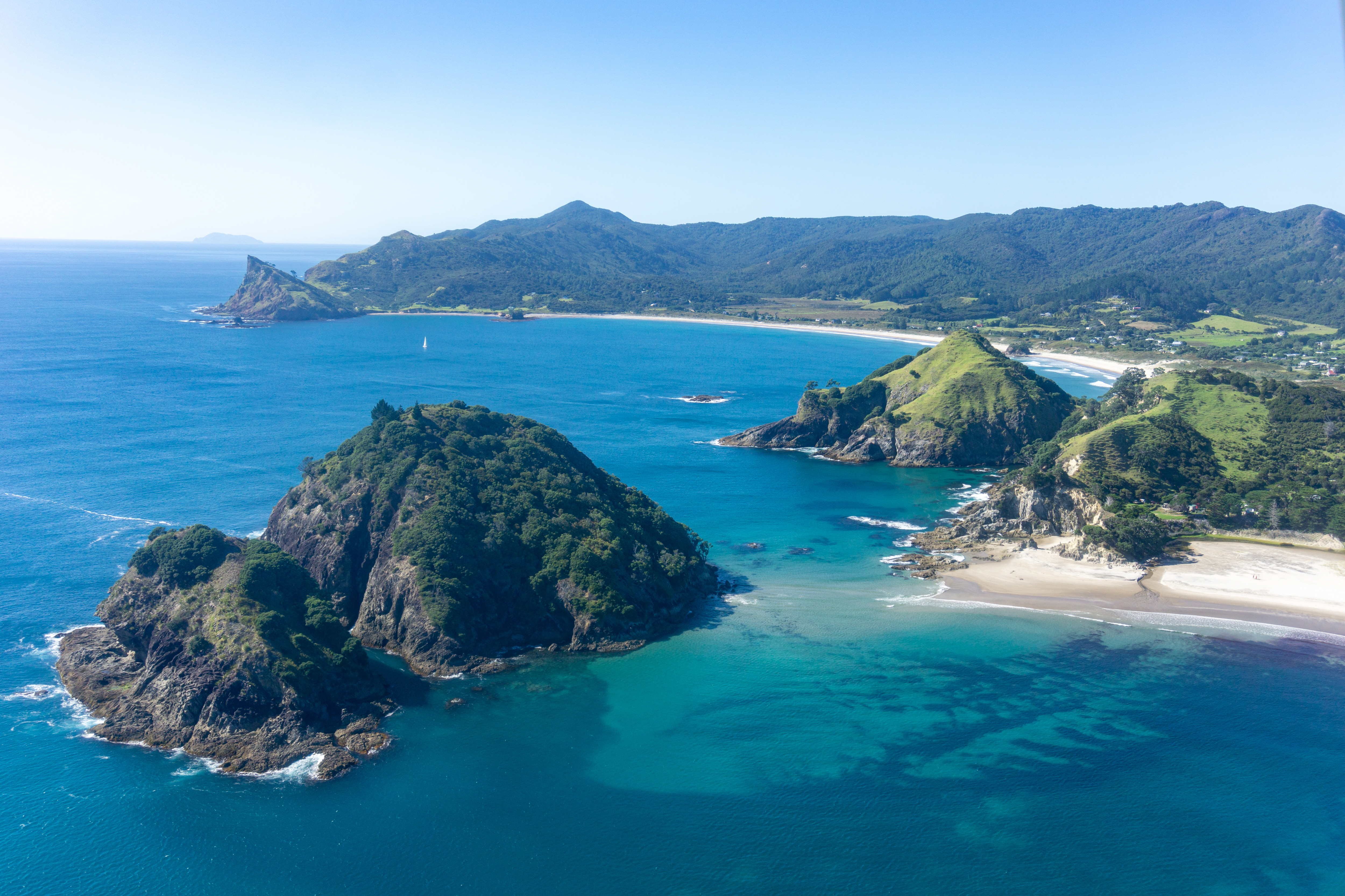 Aotea/Great Barrier Island had the lowest median household income in the country at $28,500 per year. Photo / Eleanor Hughes