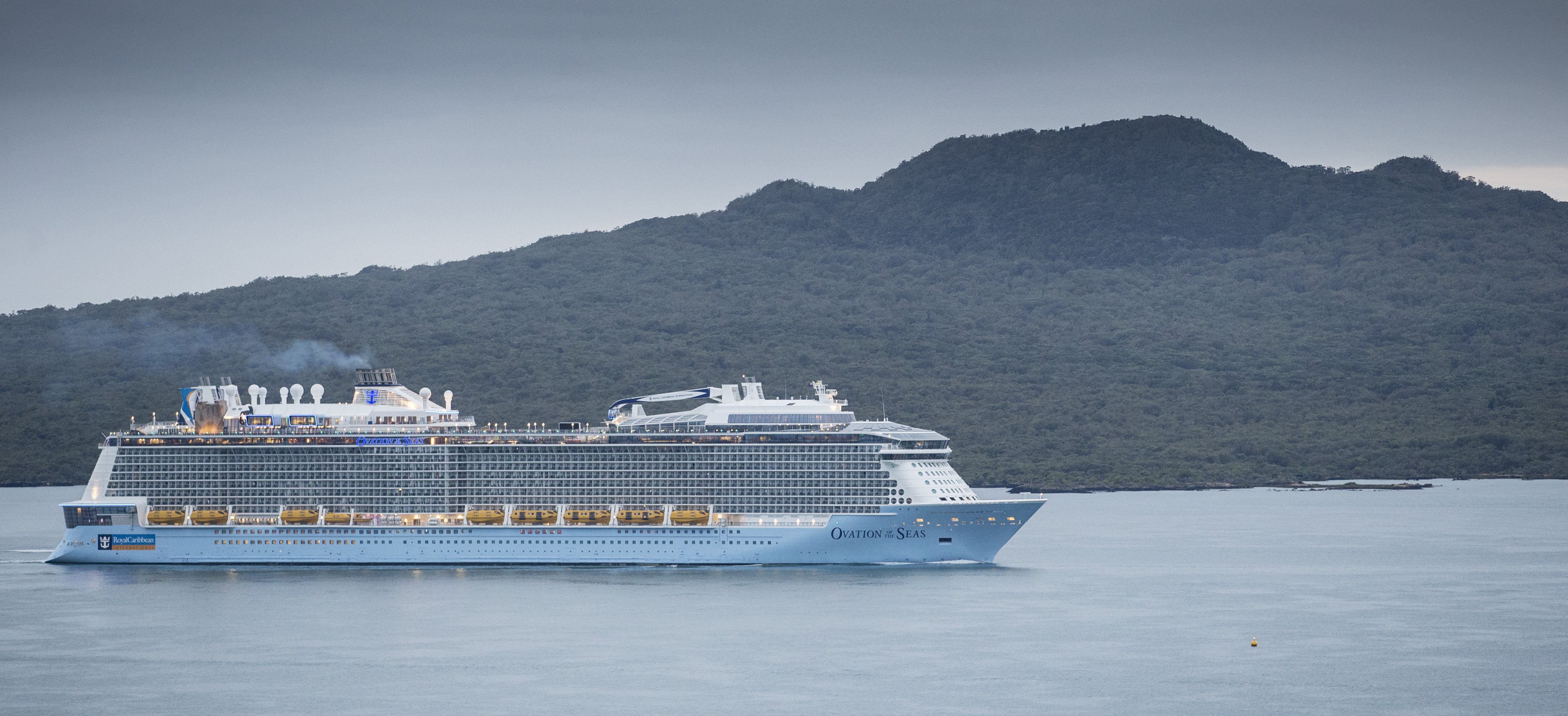 Ovation Of The Seas A Cruise Ship Bigger Than Sky Tower In Auckland Nz Herald