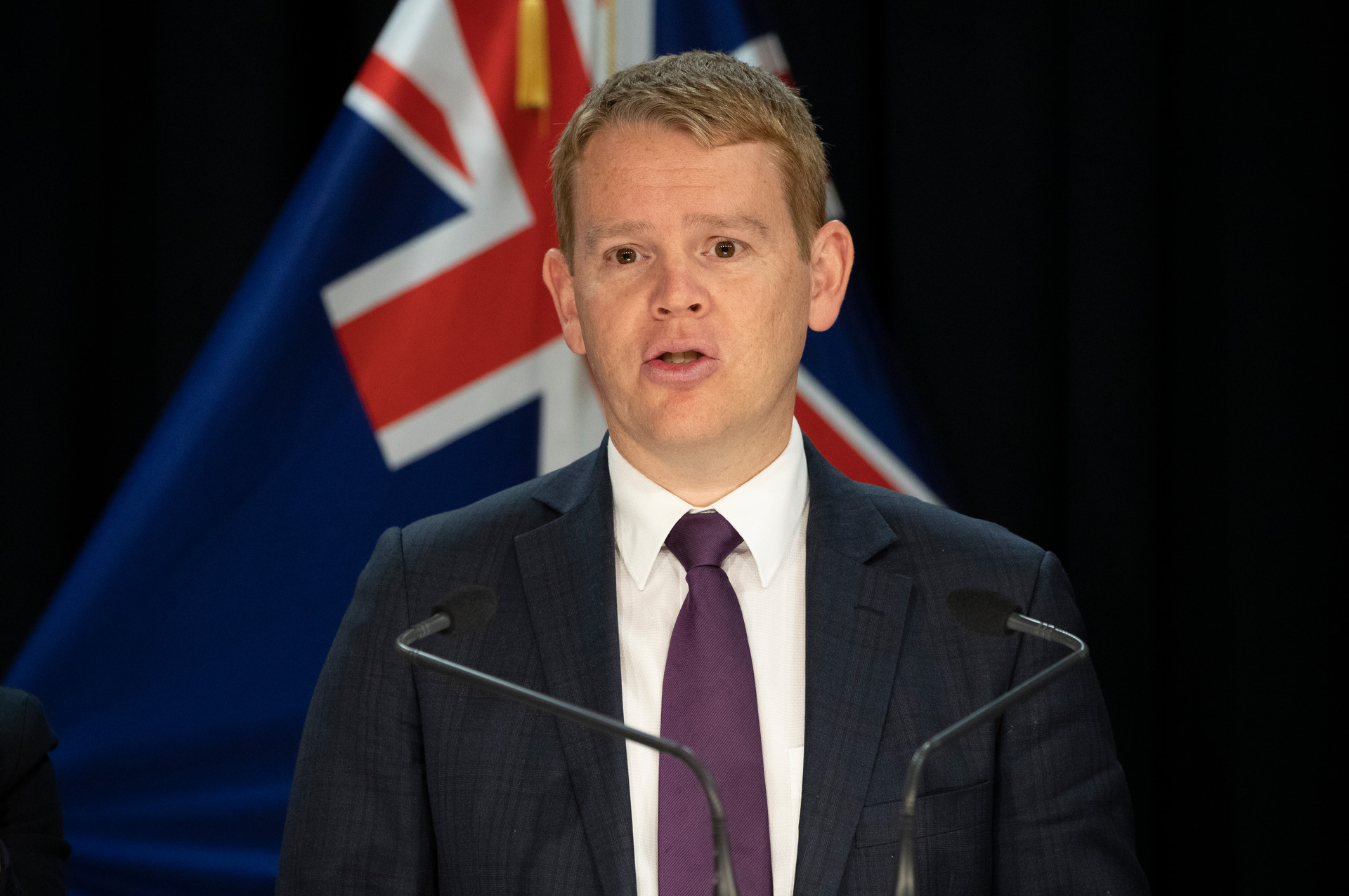 Health Minister Chris Hipkins is putting together a Public Health Response order to make testing mandatory for border workers. Photo / Mark Mitchell