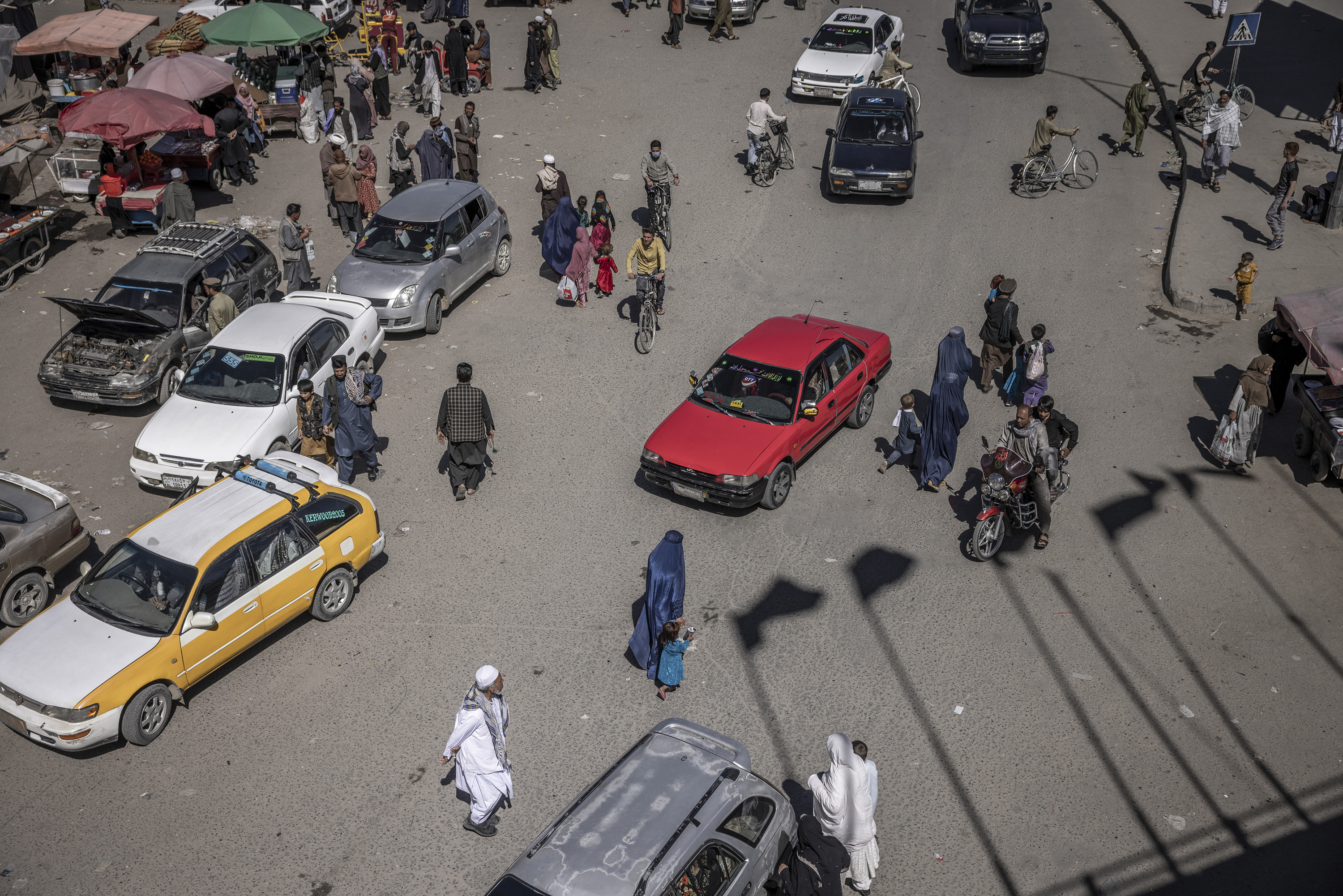 A street in Kabul last year. Photo / Jim Huylebroek, The New York Times