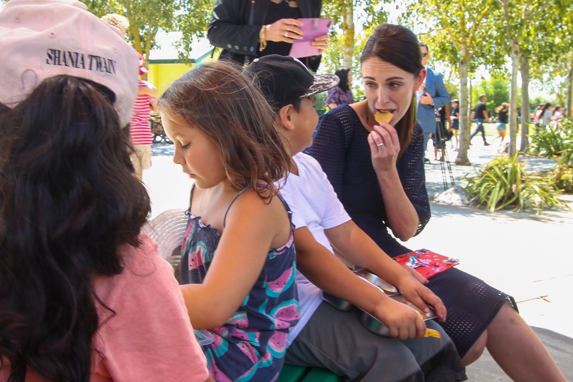 Who will get free school lunches North Island except Wellington