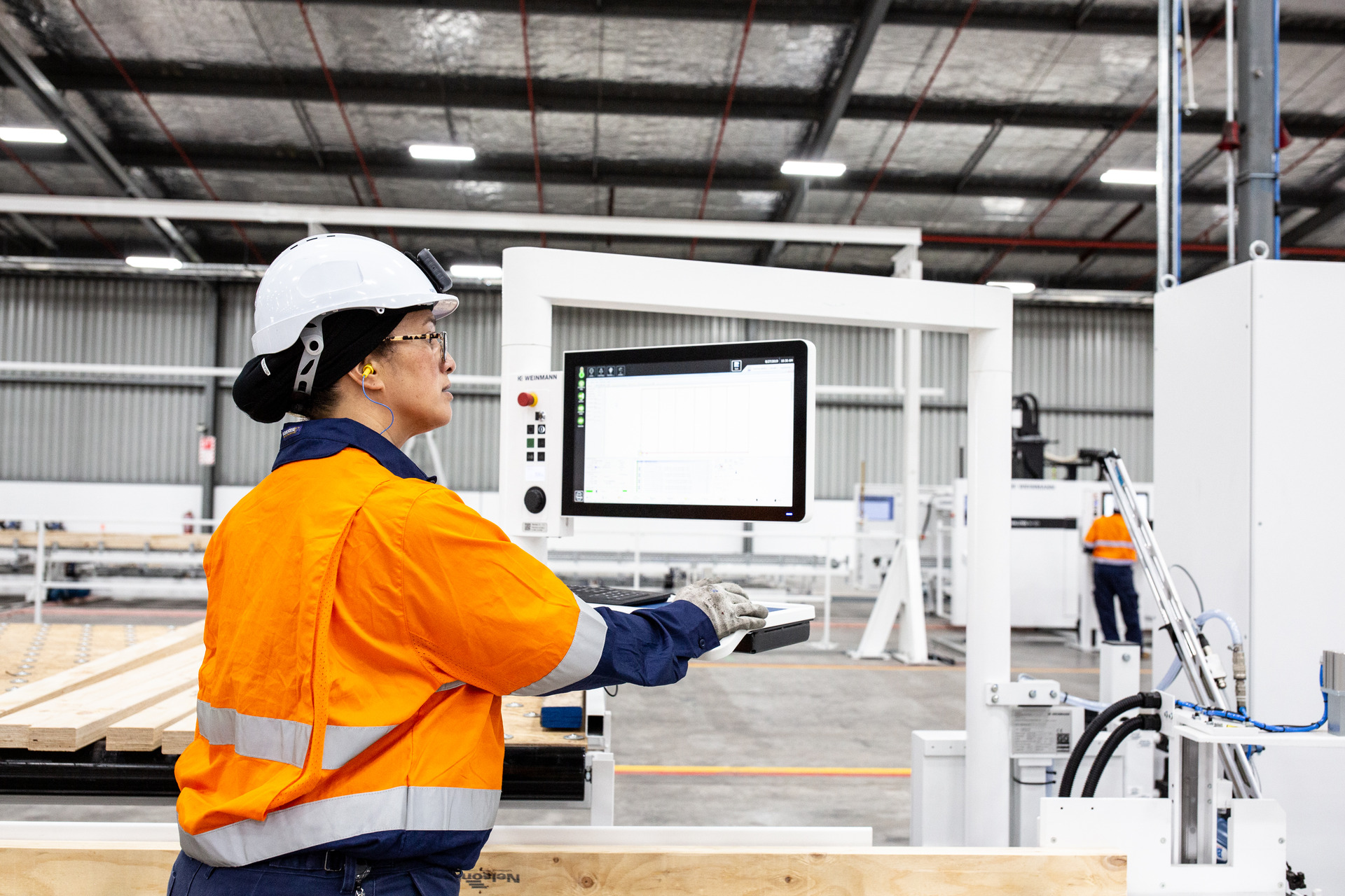 Fletcher Building's Clever Core off-site construction factory in Wiri.
