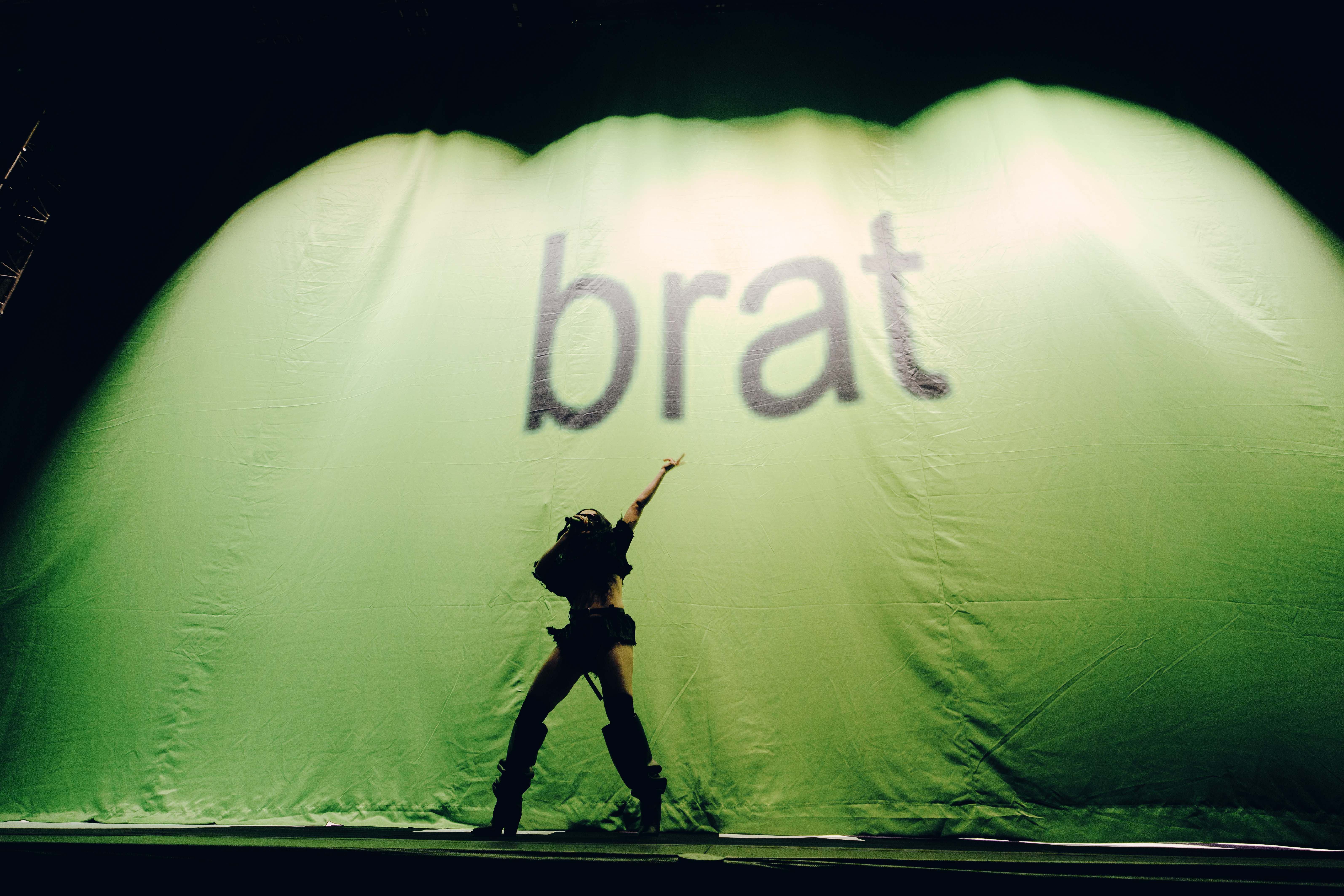 Charli XCX brought Brat summer to Laneway. Photo / Henry Redcliffe
