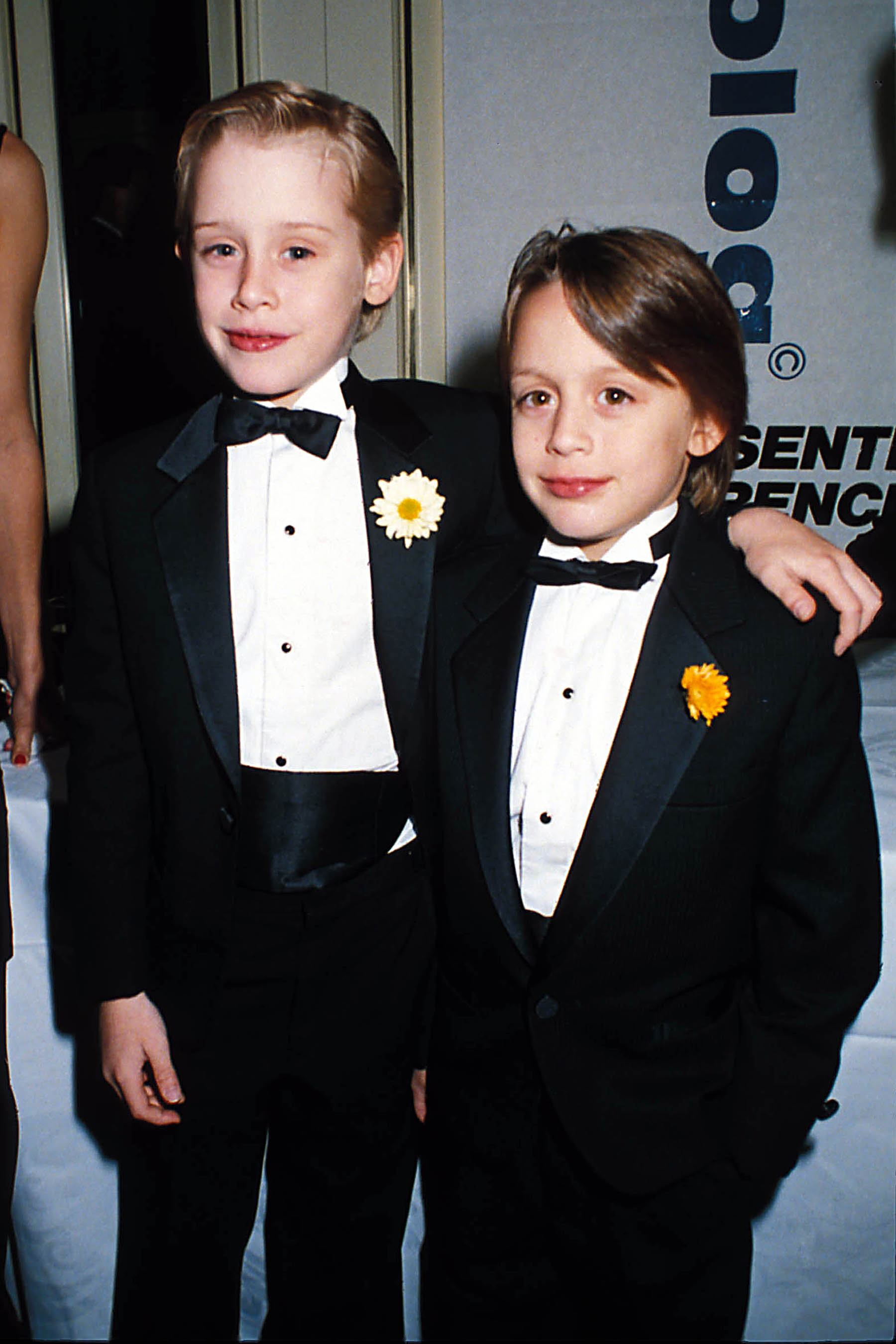 With his brother Macaulay in 1991. Photo / Getty Images