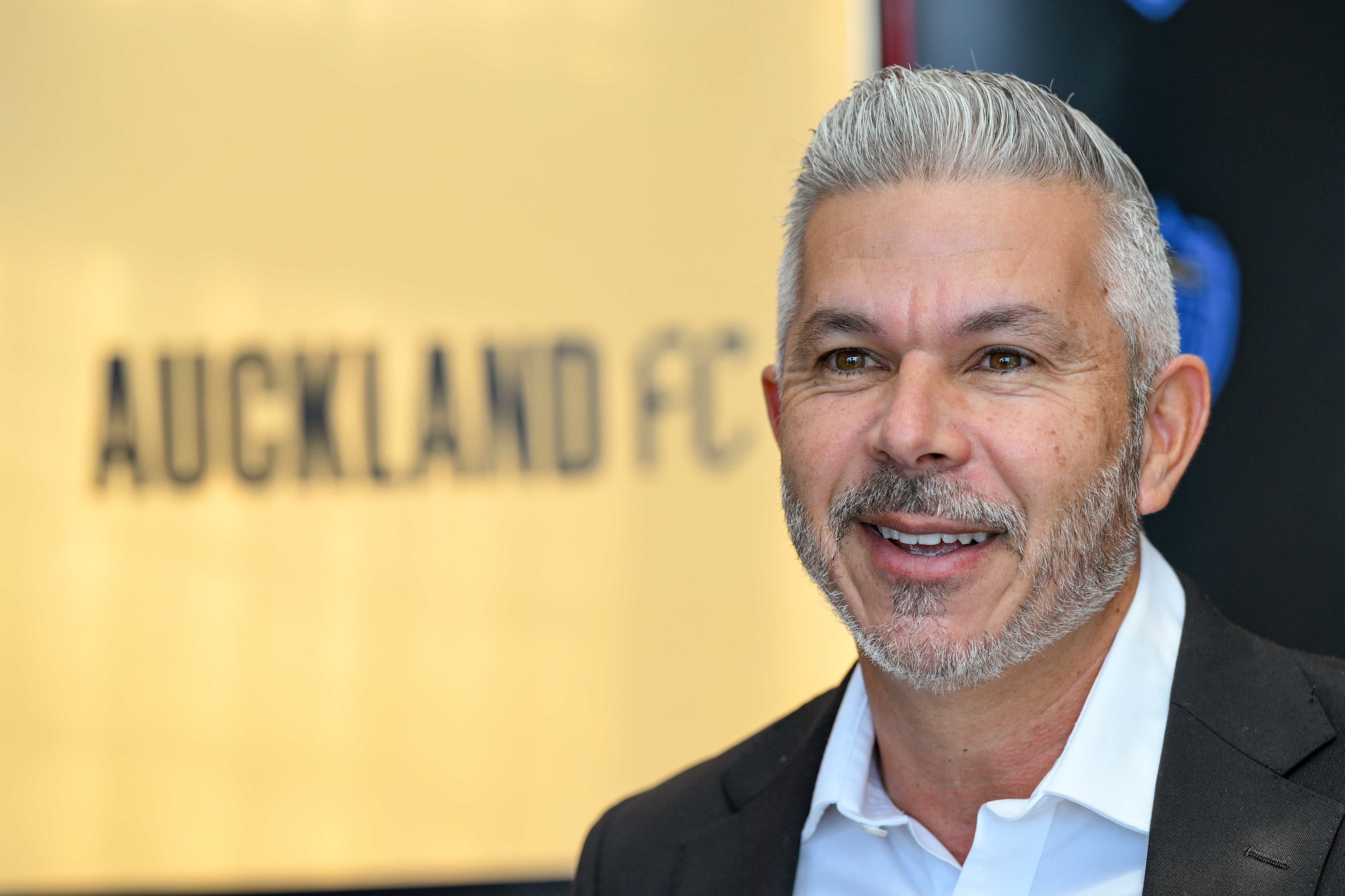 Auckland FC coach Steve Corica: 'He leads by example with everything he does.' Photo / Photosport