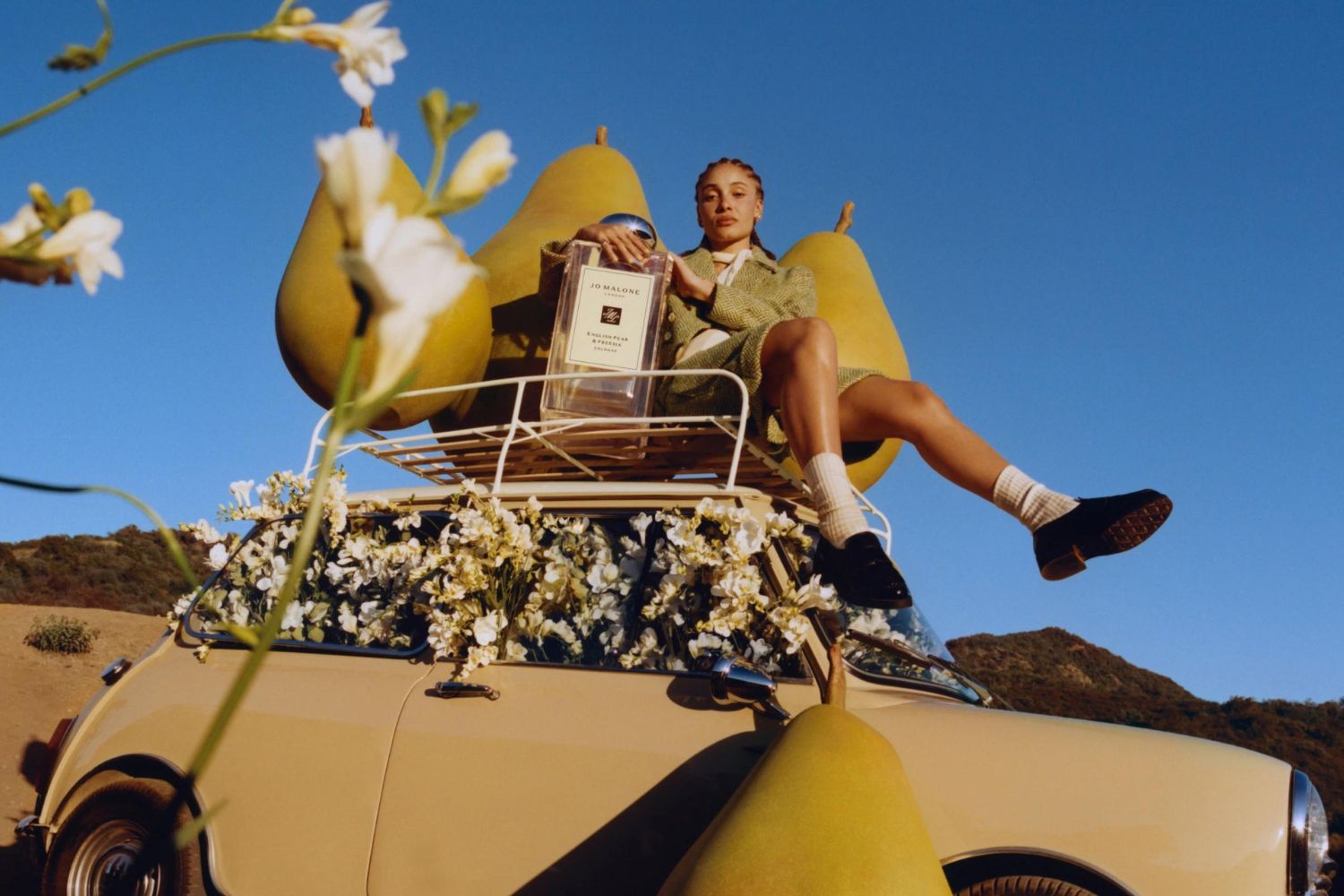 Jo Malone London's global ambassador, mental health activist and model Adwoa Aboah stars in the campaign for its new spring-ready fragrance.