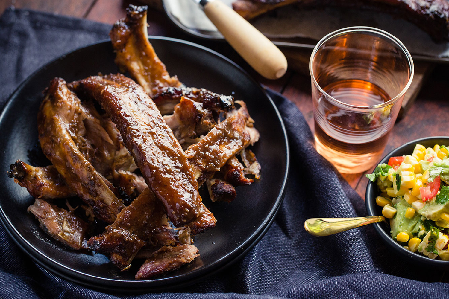 Tamarind and horseradish ribs. Photo / Babiche Martens