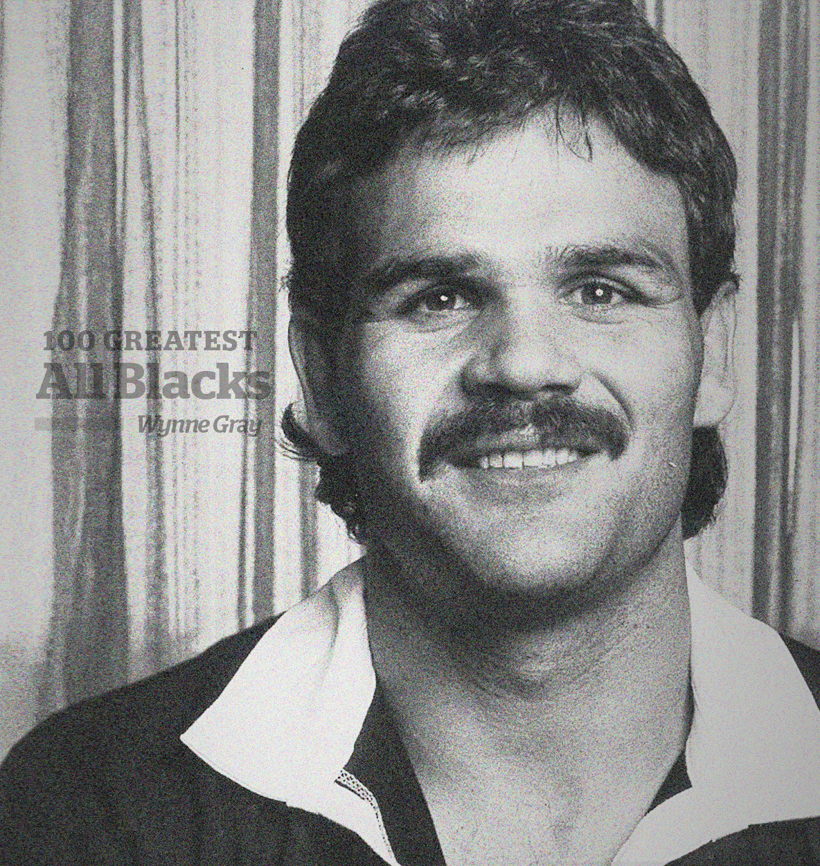 HISTORIC: Sport: Rugby : All Blacks: 1980s: NZH File Picture scanned 17 May 2007 1988 file photo of All Black Gary Whetton NZH 19may07 - ; 